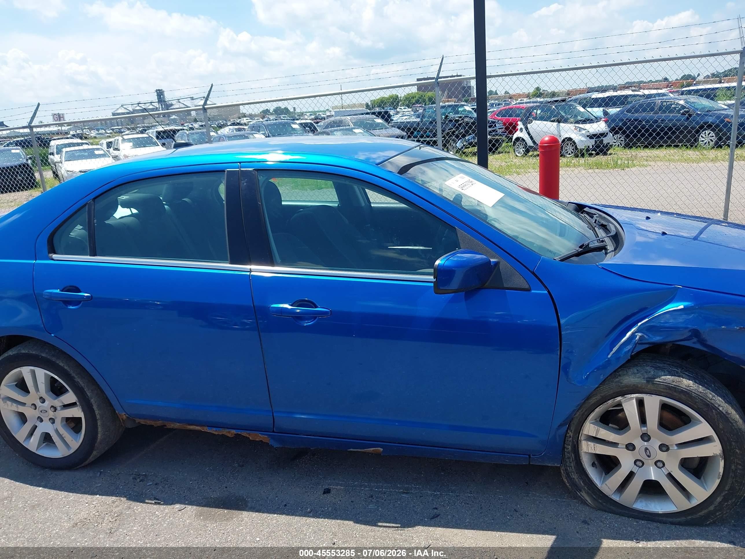 2011 Ford Fusion Se Синий vin: 3FAHP0HA2BR292920