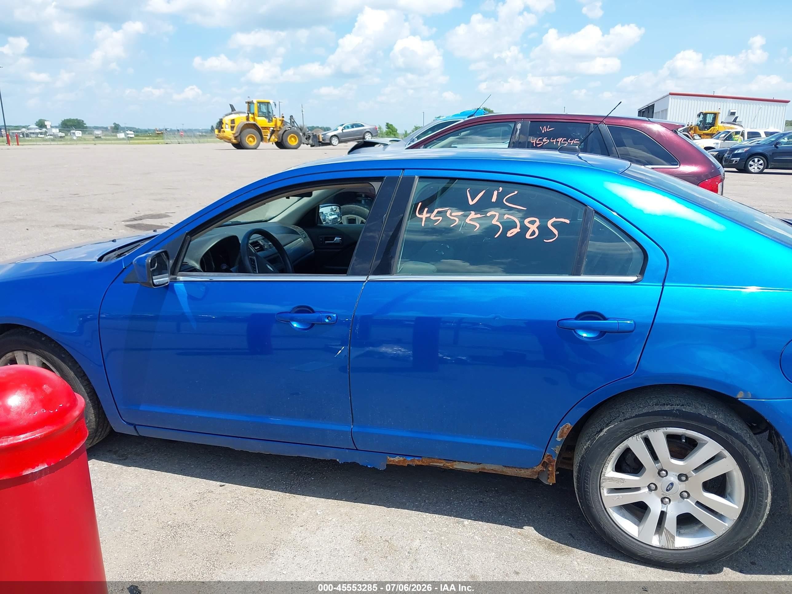 2011 Ford Fusion Se Синий vin: 3FAHP0HA2BR292920