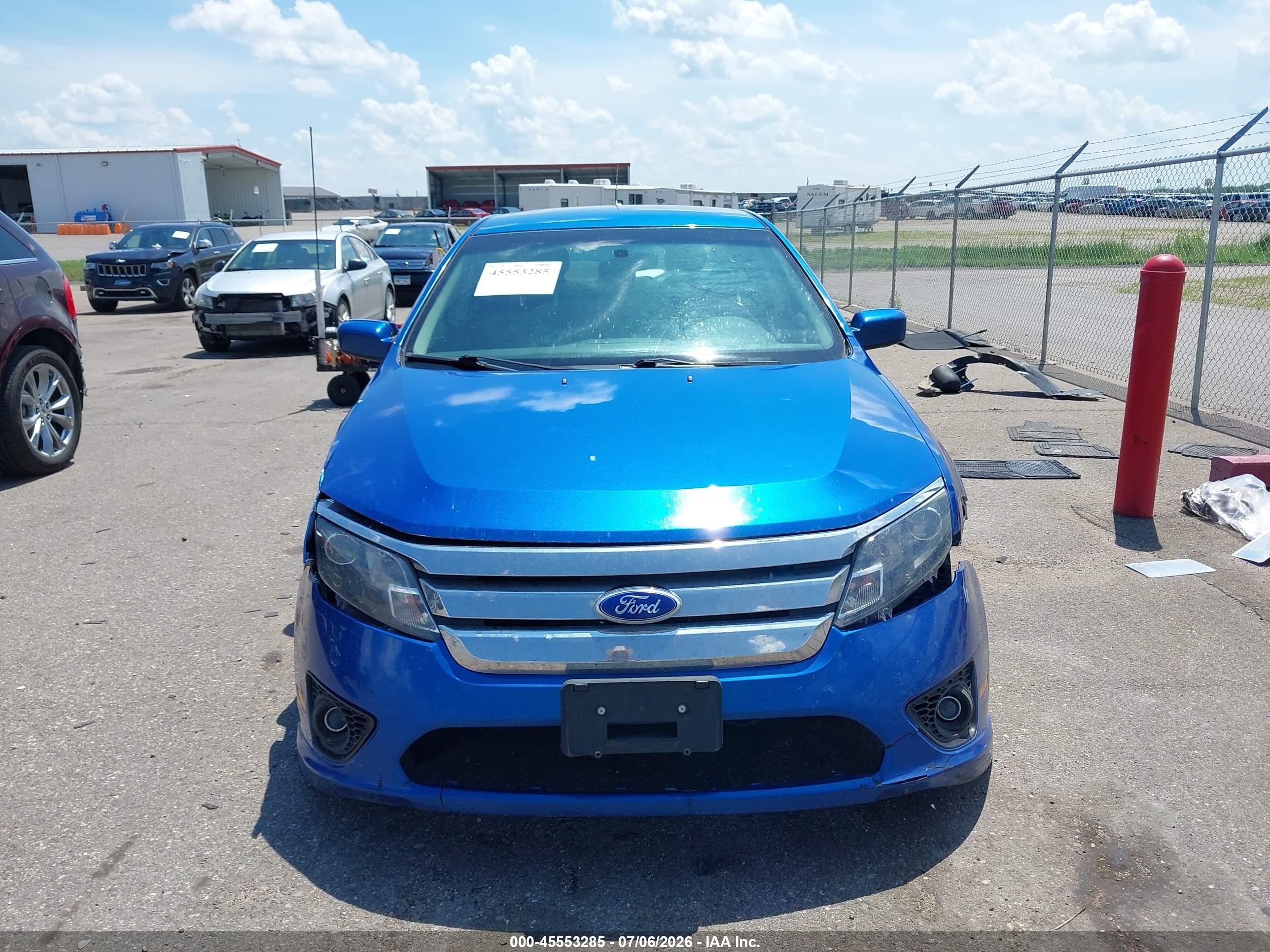 2011 Ford Fusion Se Синий vin: 3FAHP0HA2BR292920
