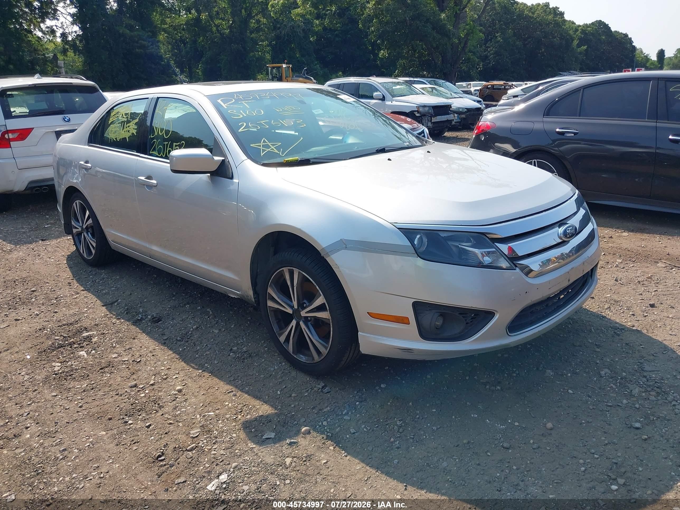 2011 Ford Fusion Se Silver vin: 3FAHP0HA2BR310011