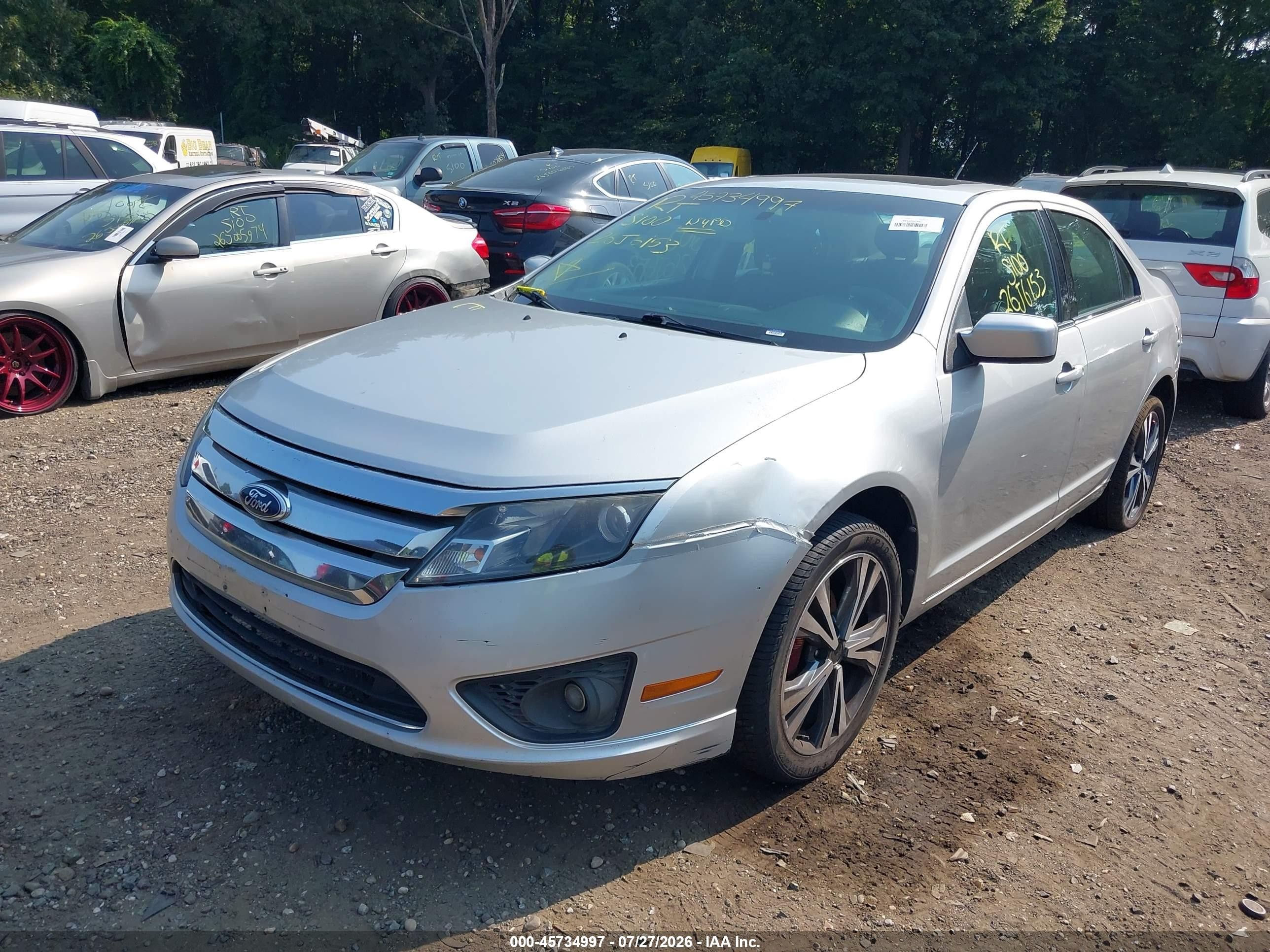 2011 Ford Fusion Se Silver vin: 3FAHP0HA2BR310011