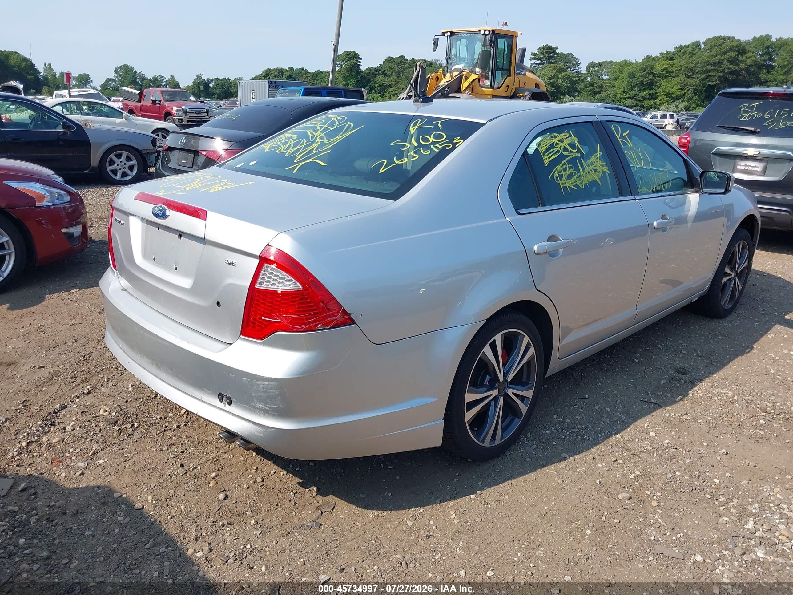 2011 Ford Fusion Se Silver vin: 3FAHP0HA2BR310011
