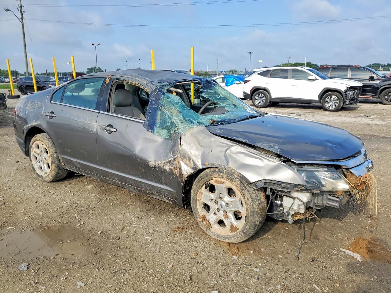 2011 Ford Fusion Se Gray vin: 3FAHP0HA2BR322773