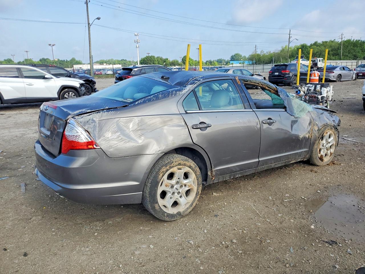 2011 Ford Fusion Se Gray vin: 3FAHP0HA2BR322773