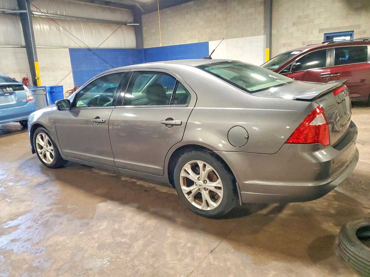2012 Ford Fusion Se Gray vin: 3FAHP0HA2CR107427