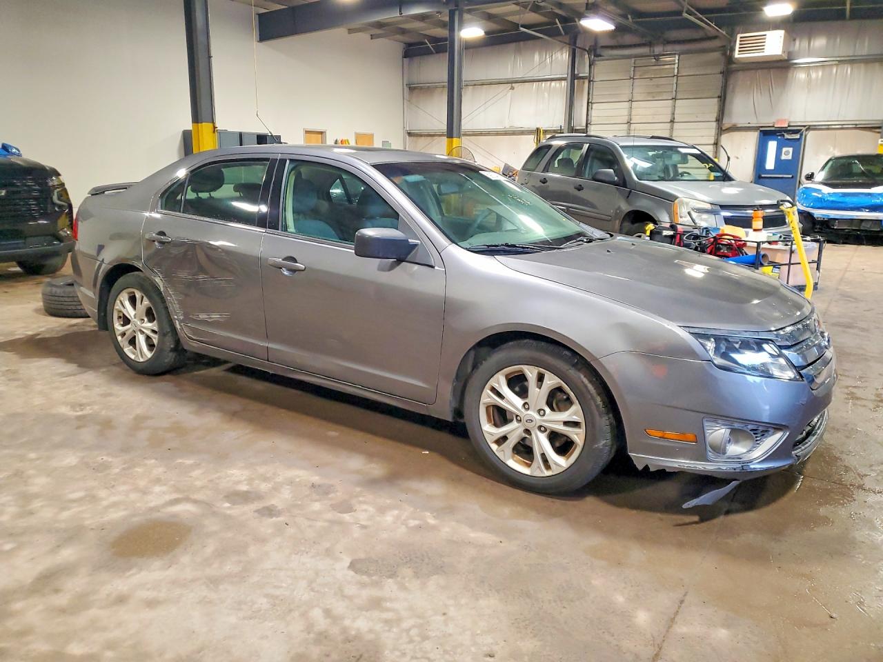 2012 Ford Fusion Se Gray vin: 3FAHP0HA2CR107427