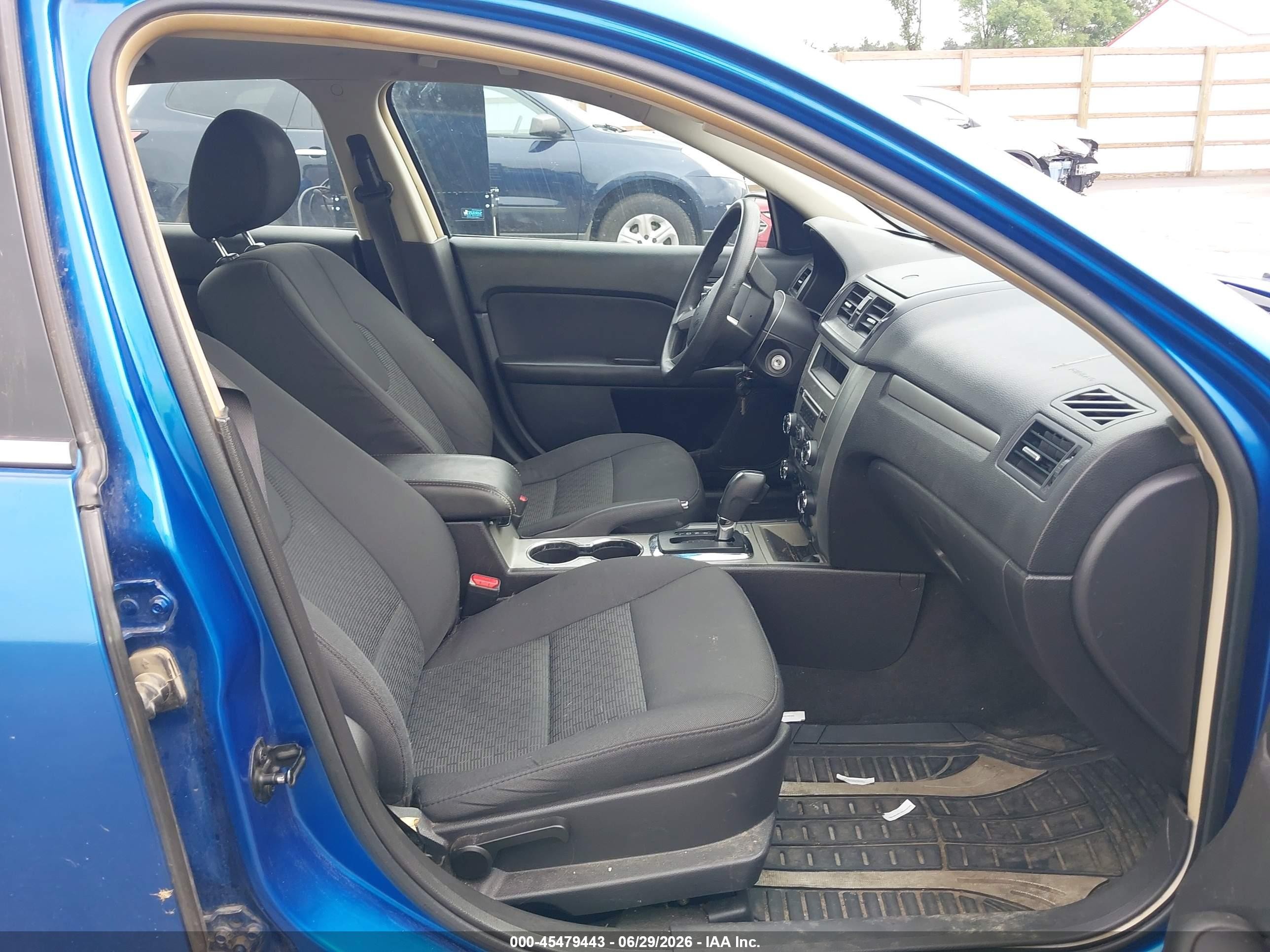 2012 Ford Fusion Se Blue vin: 3FAHP0HA2CR125054