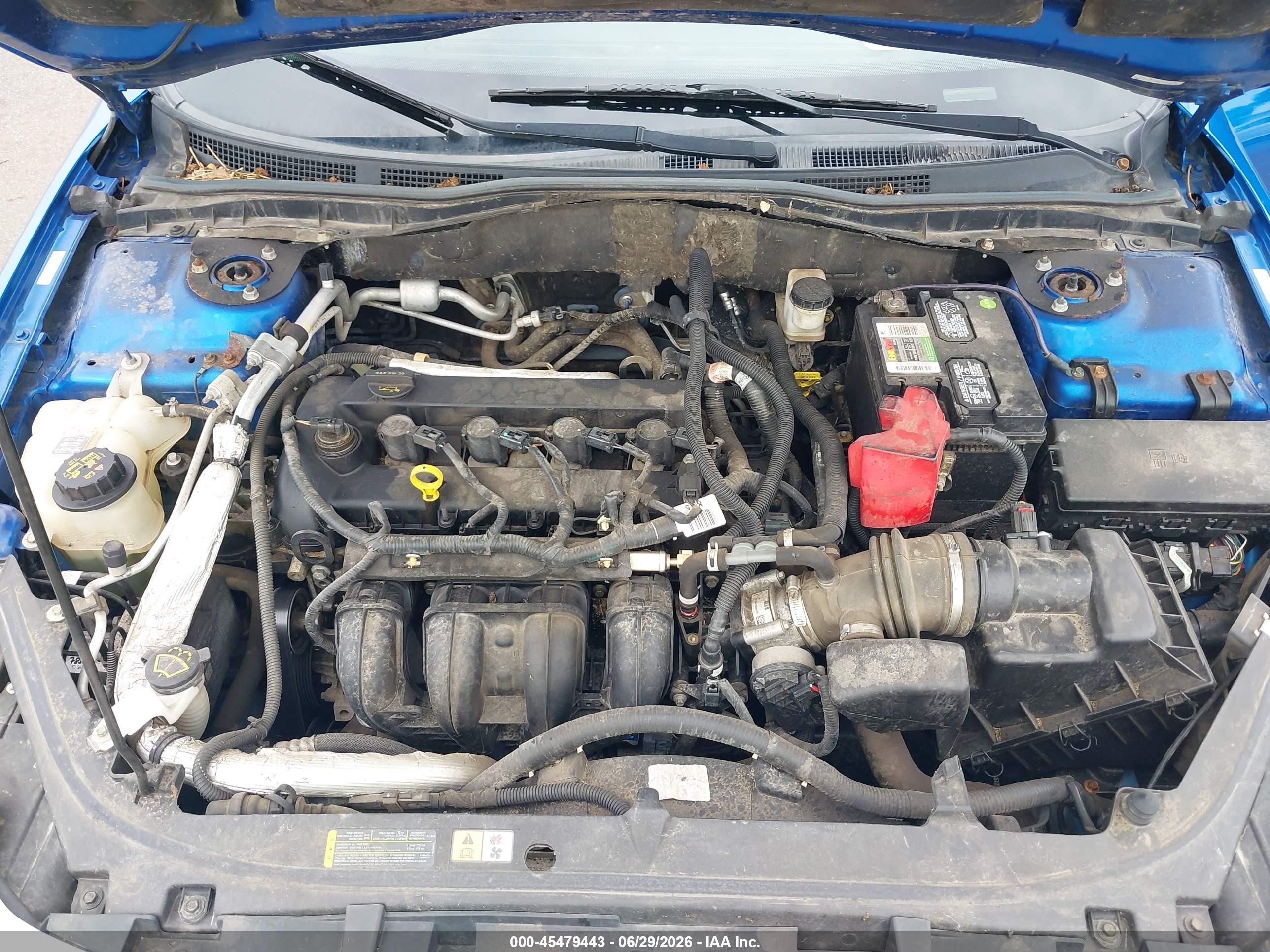2012 Ford Fusion Se Blue vin: 3FAHP0HA2CR125054
