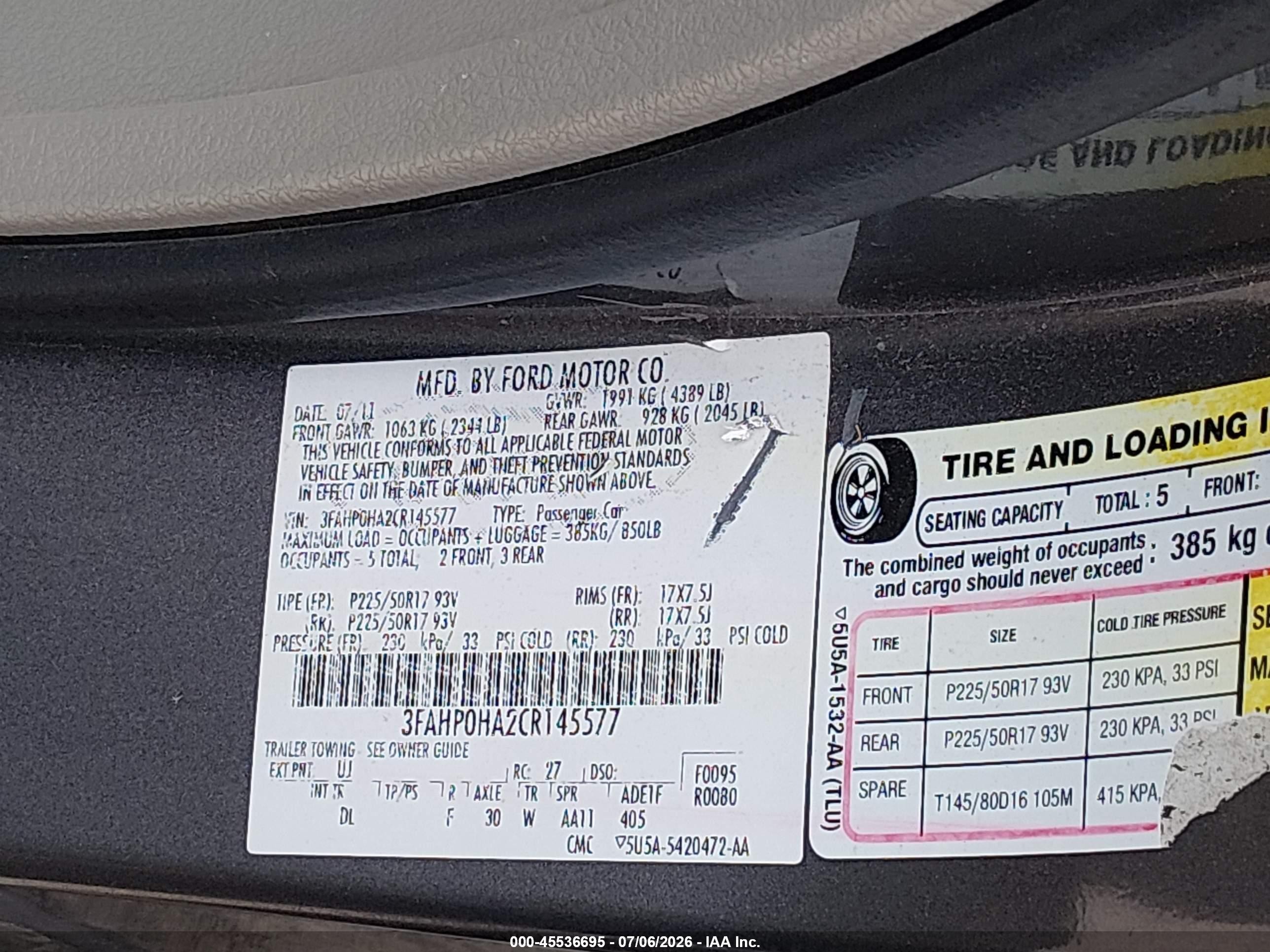 2012 Ford Fusion Se Серый vin: 3FAHP0HA2CR145577