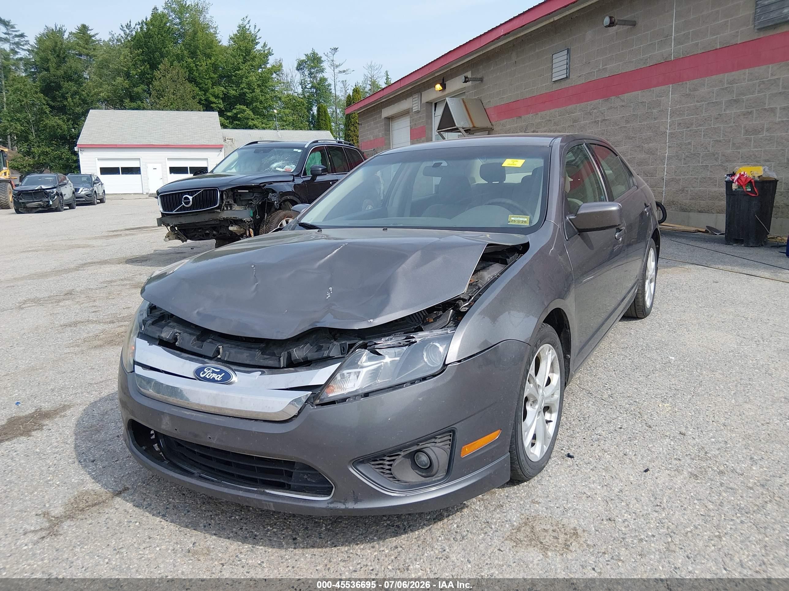 2012 Ford Fusion Se Серый vin: 3FAHP0HA2CR145577