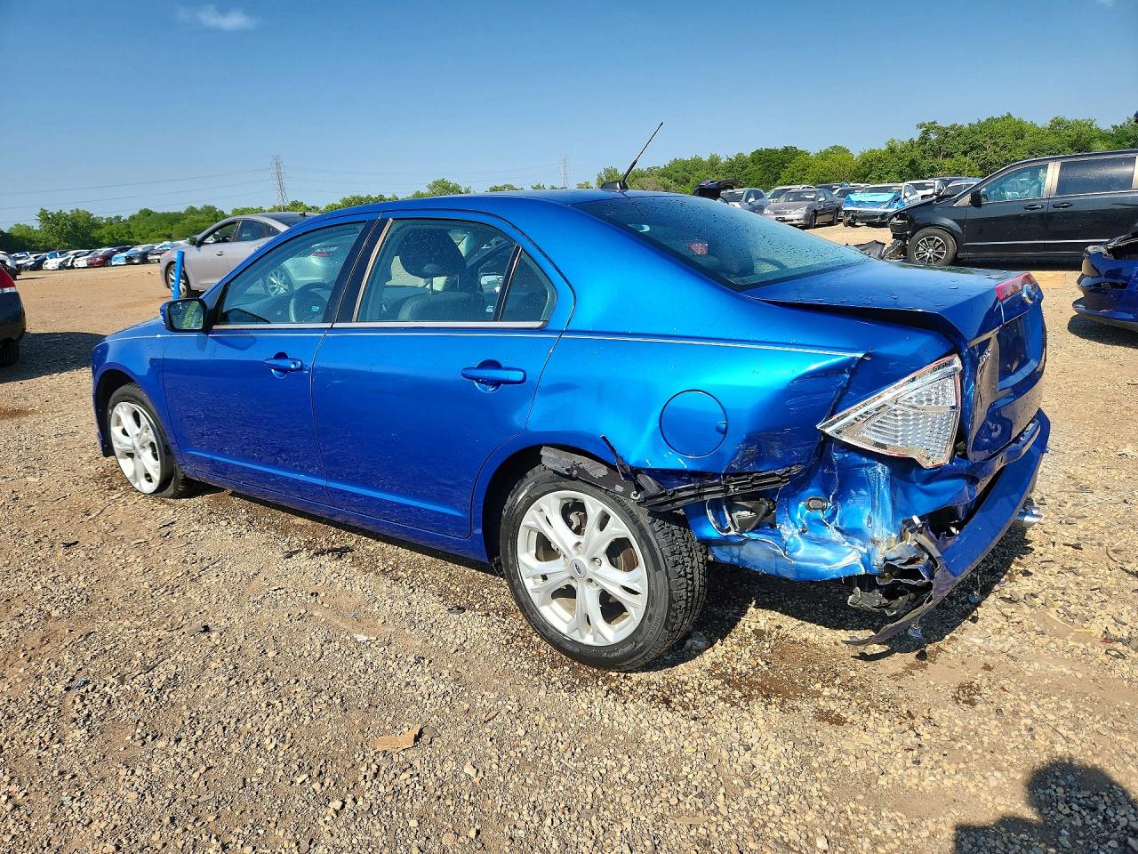 2012 Ford Fusion Se Blue vin: 3FAHP0HA2CR168003