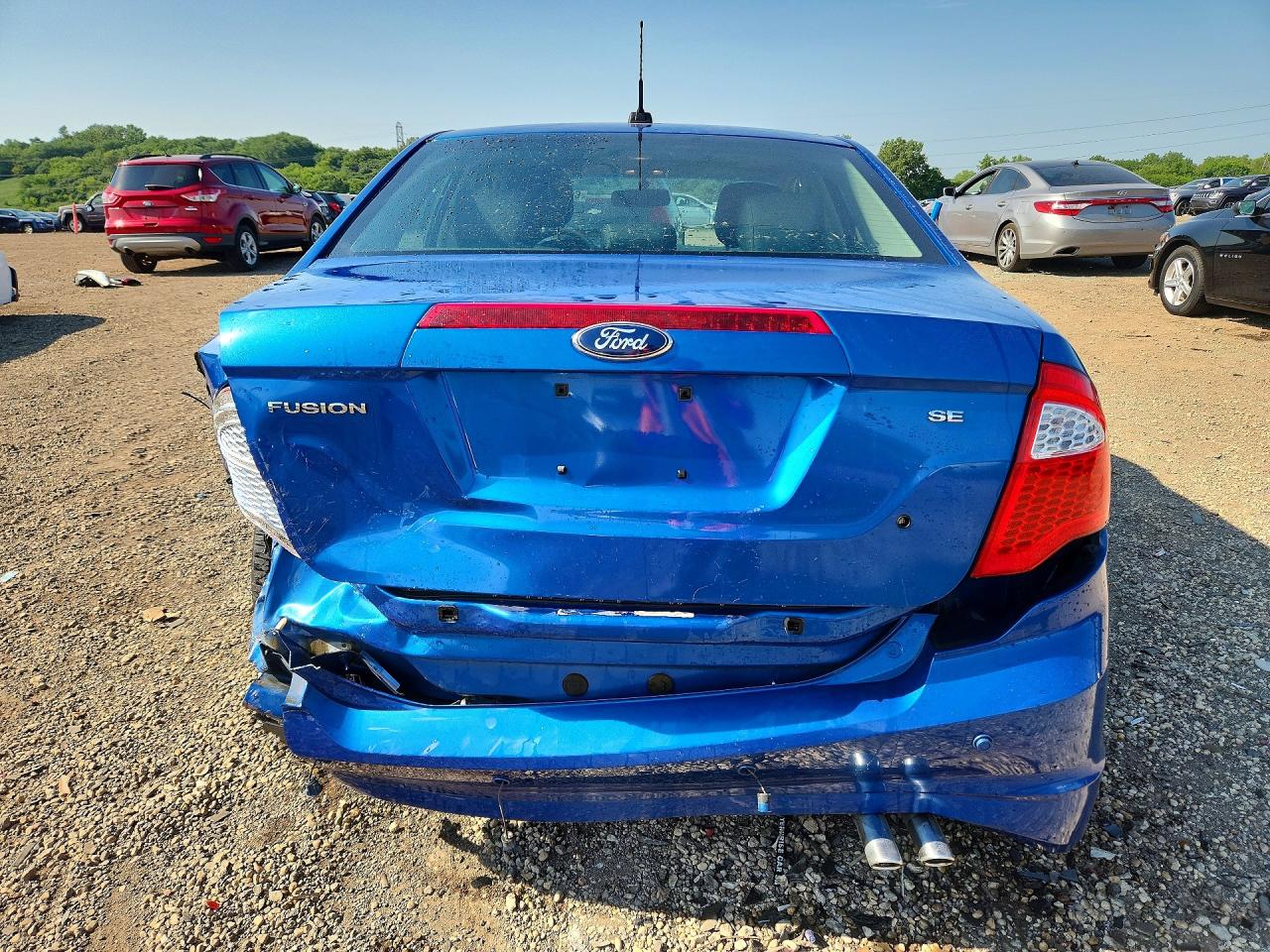 2012 Ford Fusion Se Blue vin: 3FAHP0HA2CR168003