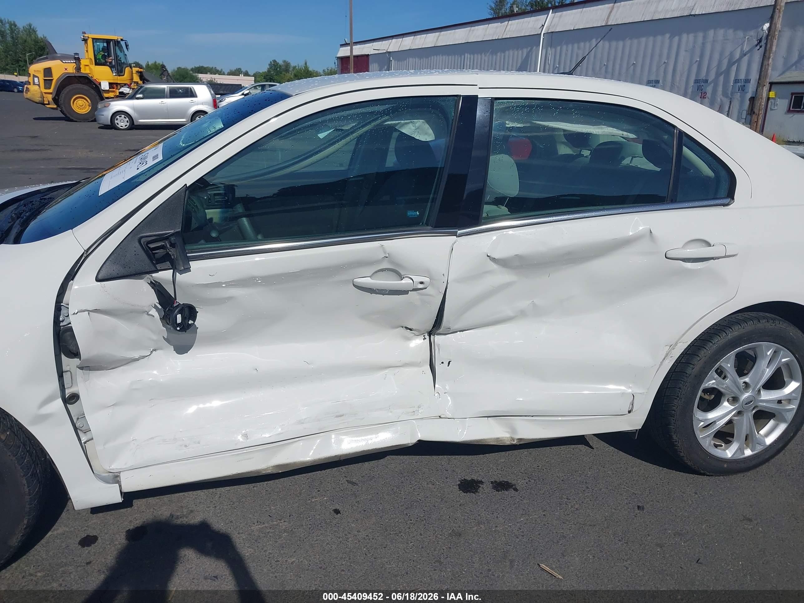 2012 Ford Fusion Se White vin: 3FAHP0HA2CR176991