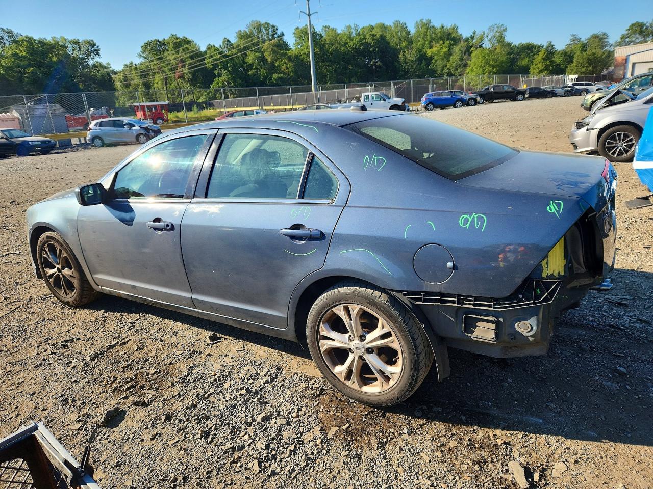 2012 Ford Fusion Se Gray vin: 3FAHP0HA2CR234503