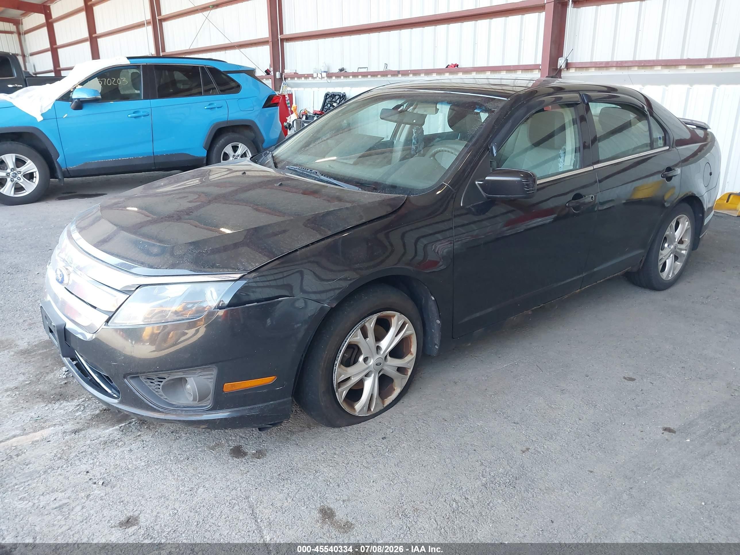 2012 Ford Fusion Se Black vin: 3FAHP0HA2CR253147