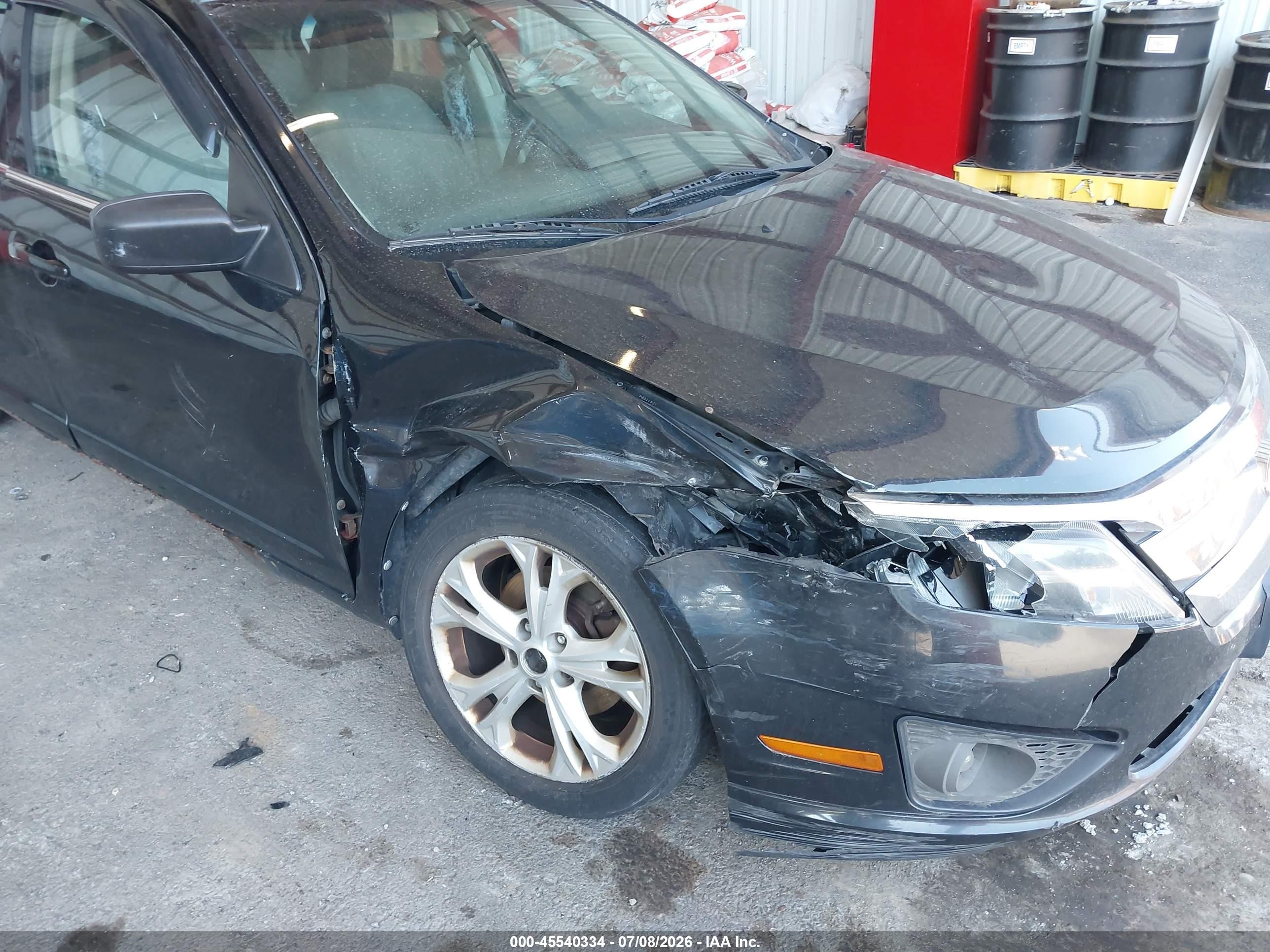 2012 Ford Fusion Se Black vin: 3FAHP0HA2CR253147