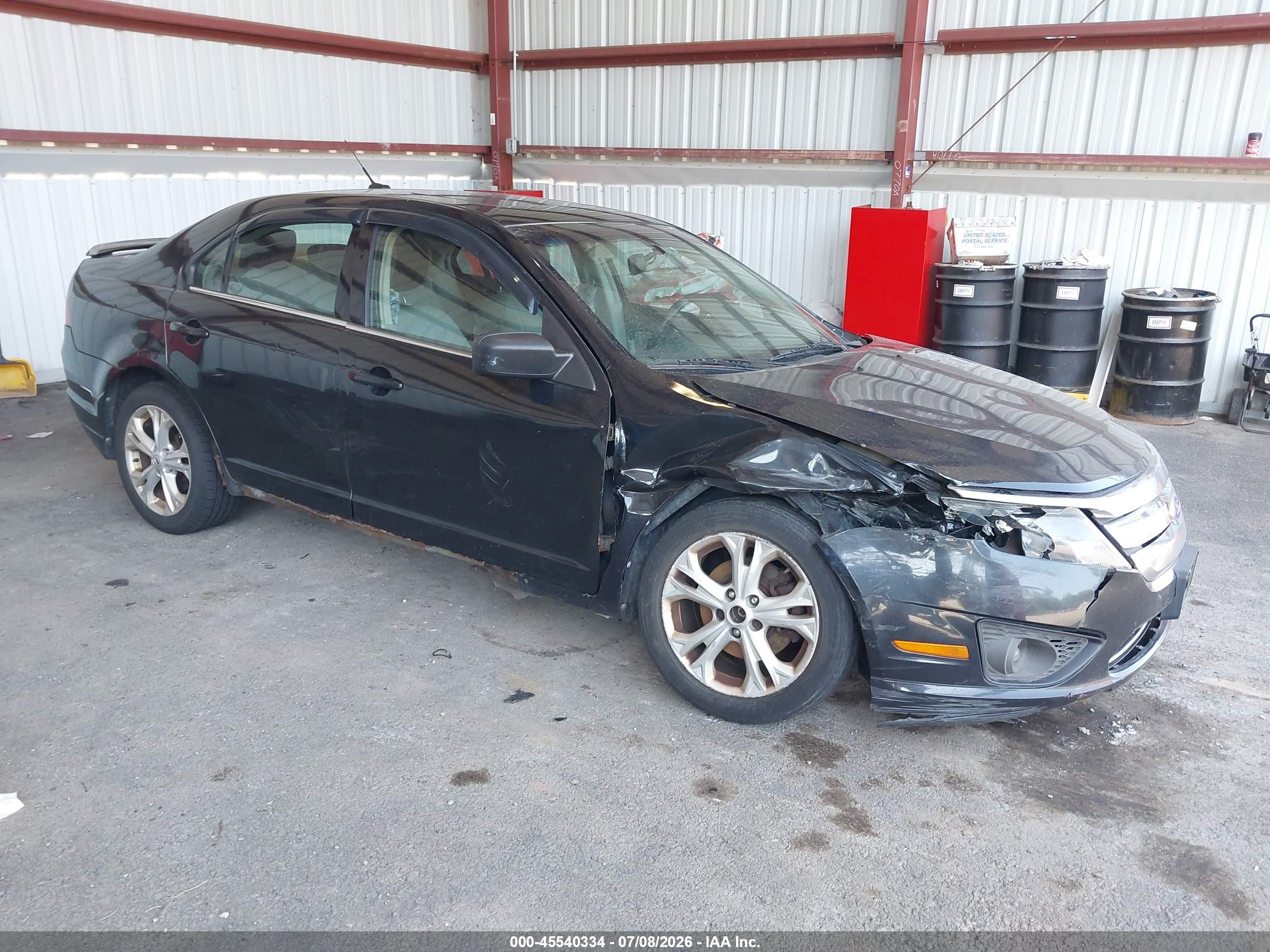2012 Ford Fusion Se Black vin: 3FAHP0HA2CR253147