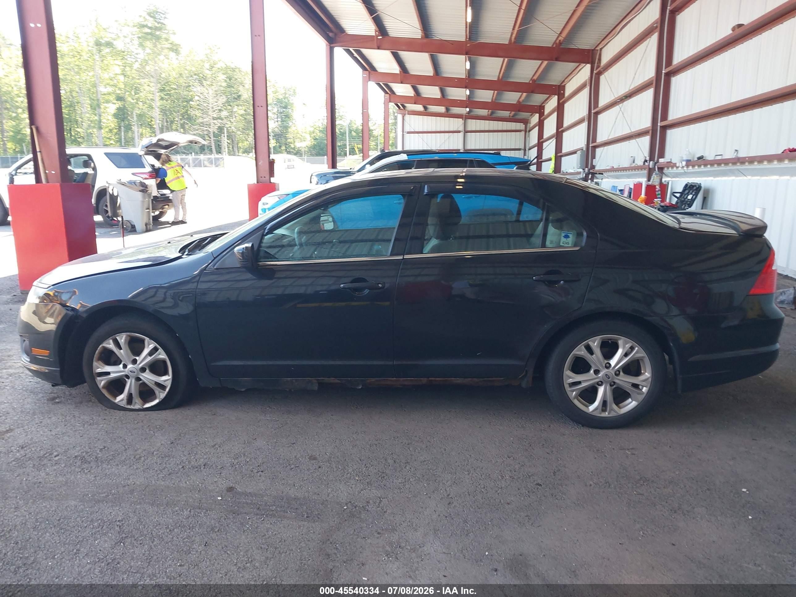 2012 Ford Fusion Se Black vin: 3FAHP0HA2CR253147
