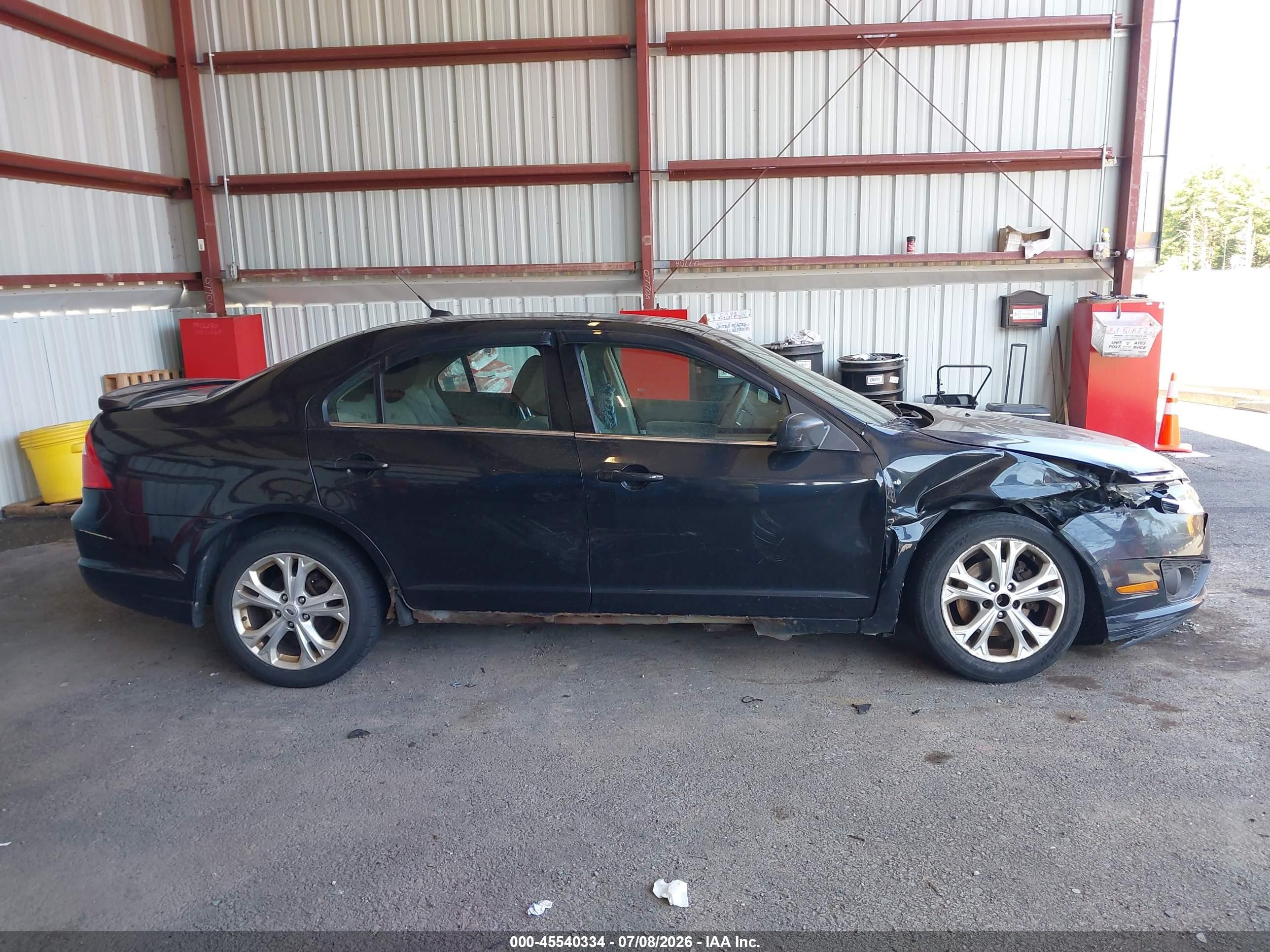 2012 Ford Fusion Se Black vin: 3FAHP0HA2CR253147