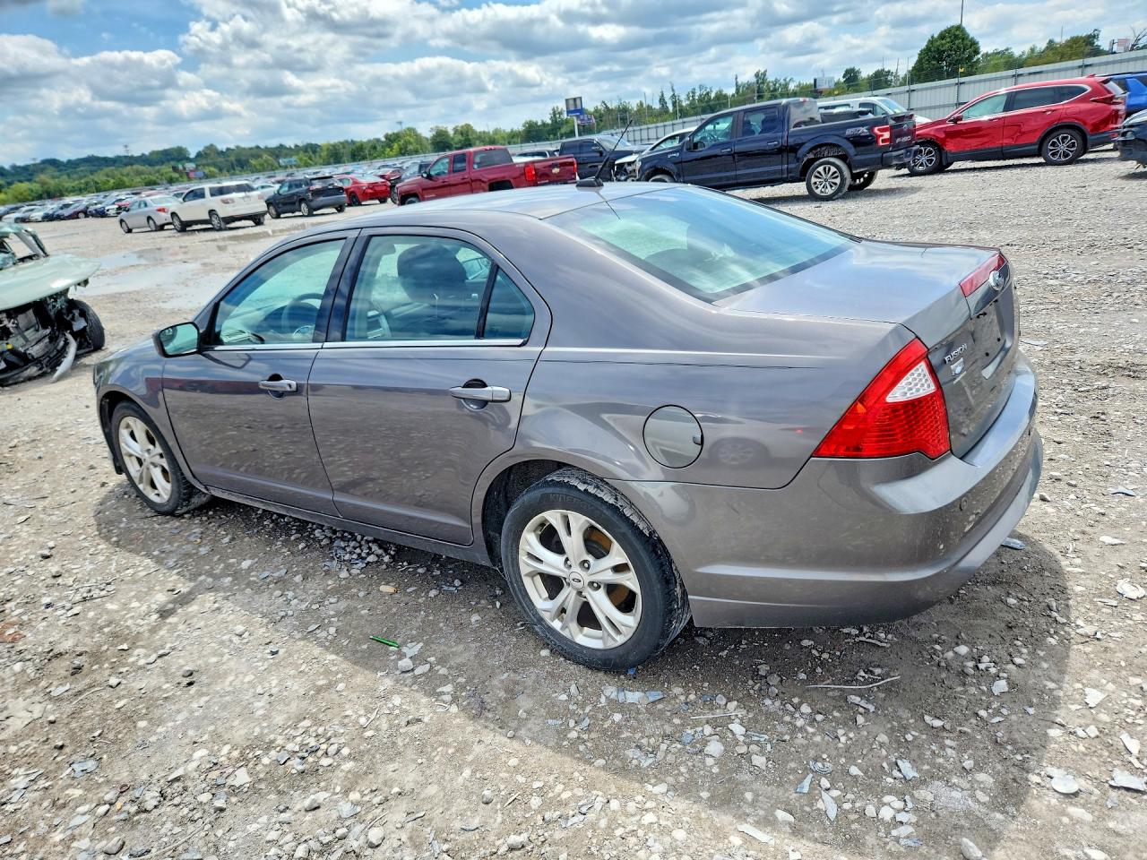 2012 Ford Fusion Se Gray vin: 3FAHP0HA2CR283491