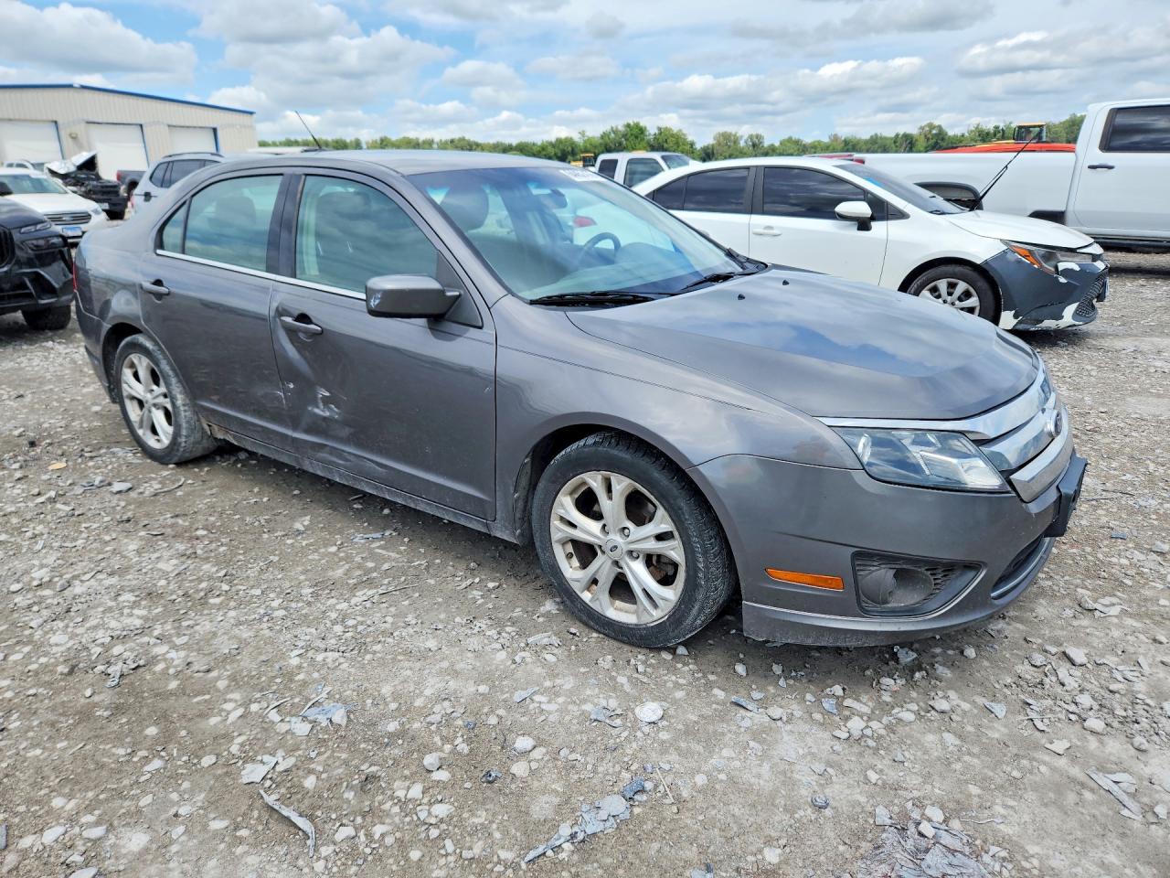 2012 Ford Fusion Se Gray vin: 3FAHP0HA2CR283491