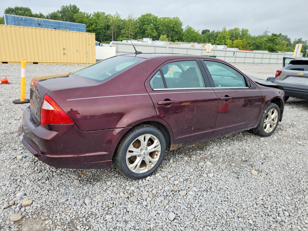 2012 Ford Fusion Se Maroon vin: 3FAHP0HA2CR315811