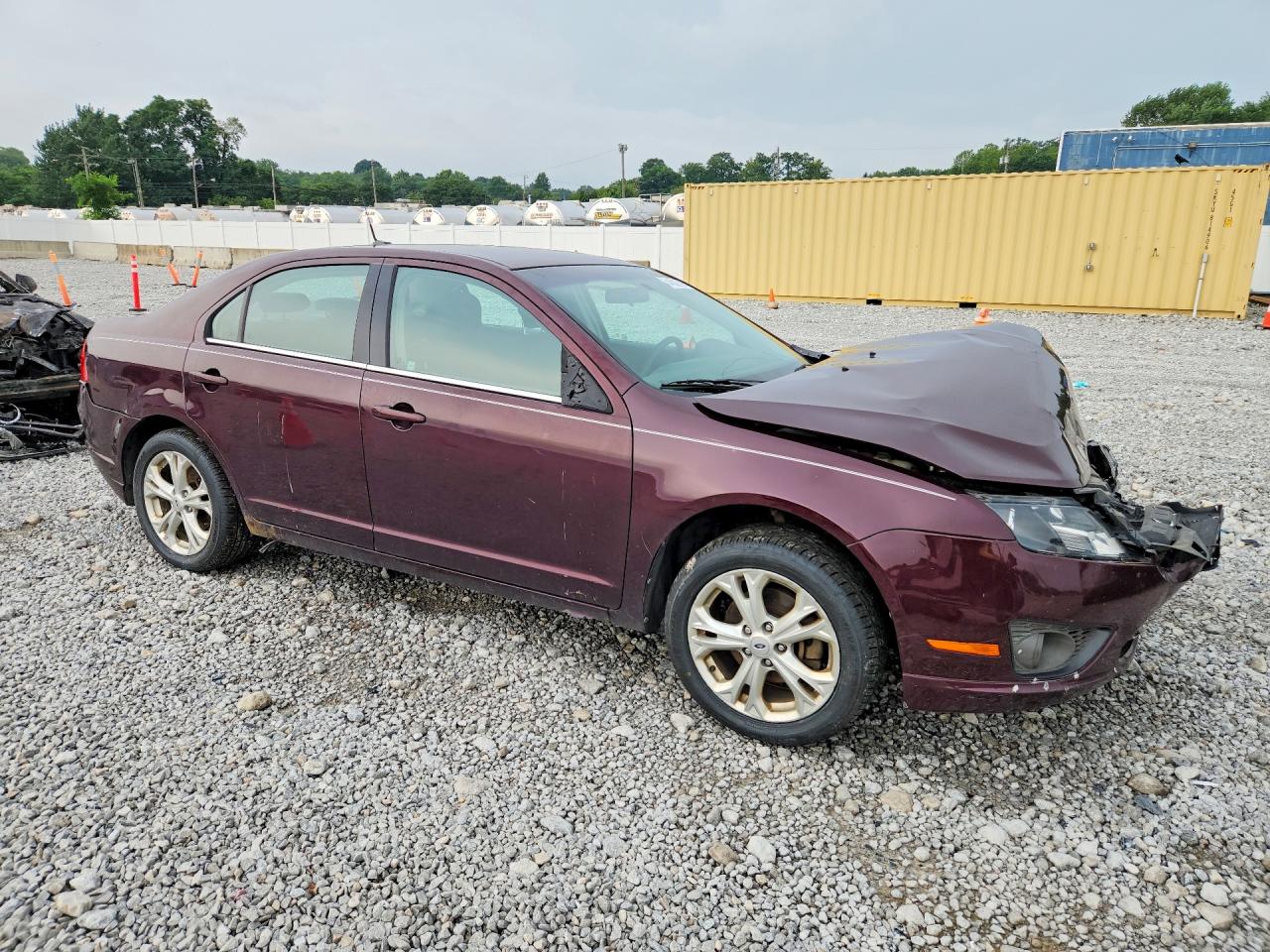 2012 Ford Fusion Se Maroon vin: 3FAHP0HA2CR315811