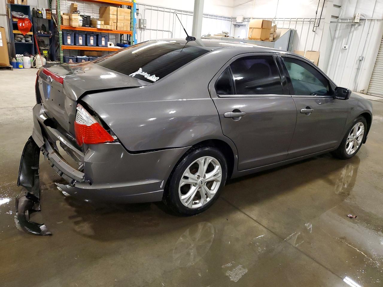 2012 Ford Fusion Se Gray vin: 3FAHP0HA2CR356696