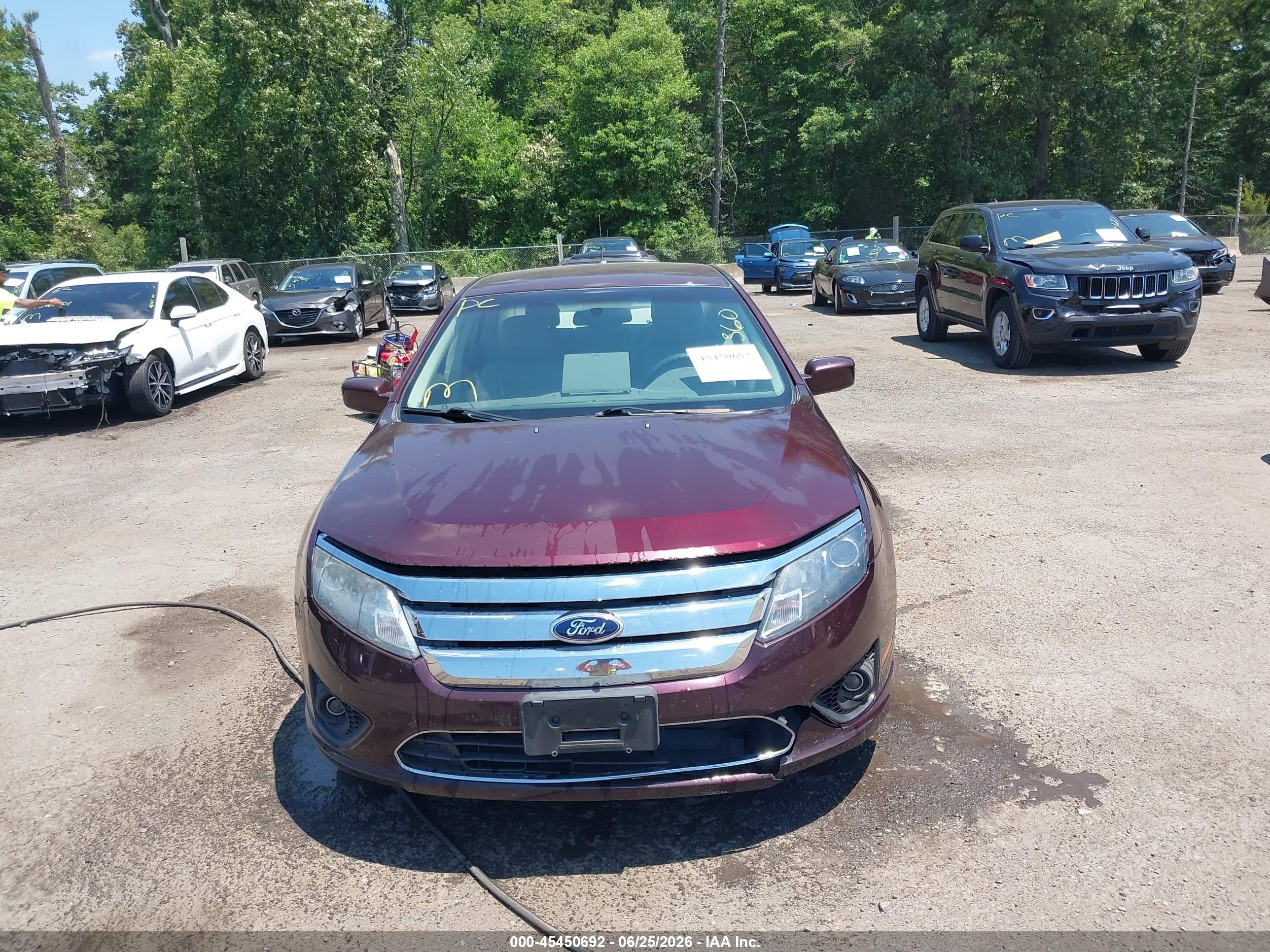2012 Ford Fusion Se Purple vin: 3FAHP0HA2CR373384