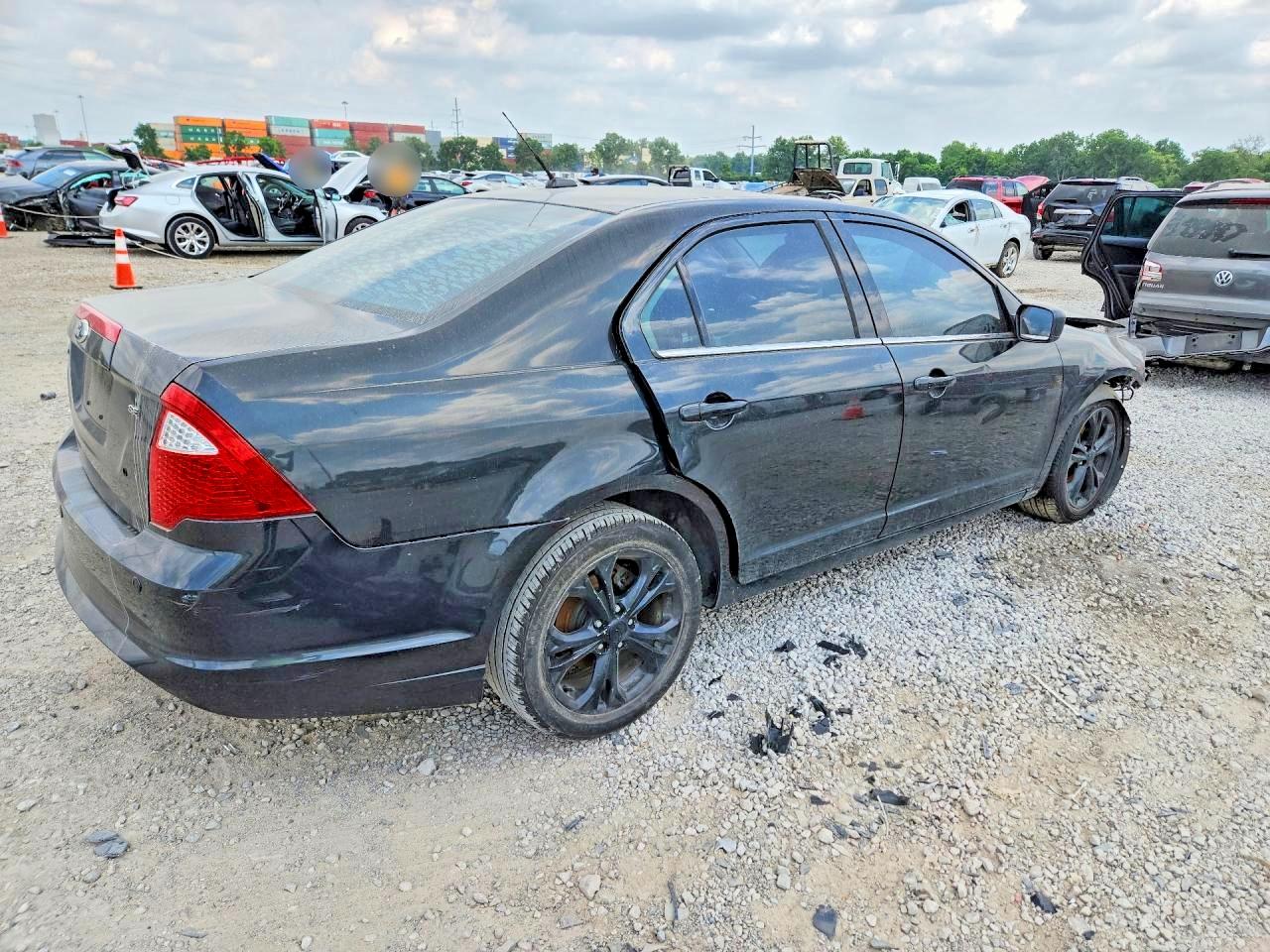 2012 Ford Fusion Se Black vin: 3FAHP0HA2CR374602