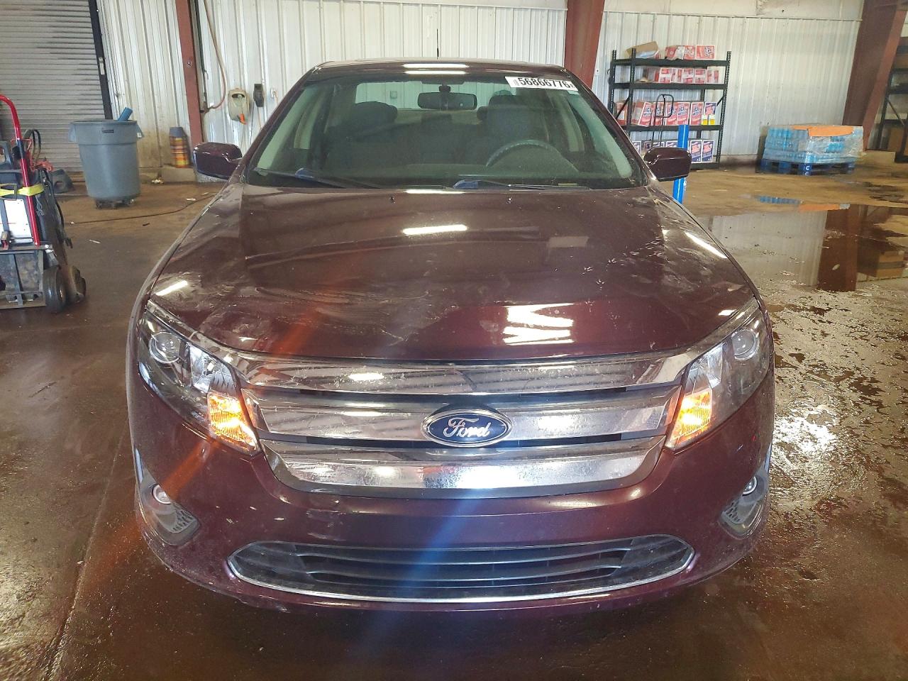 2012 Ford Fusion Se Burgundy vin: 3FAHP0HA2CR376267