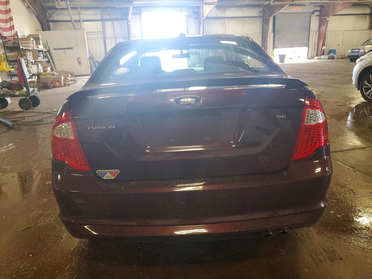 2012 Ford Fusion Se Burgundy vin: 3FAHP0HA2CR376267
