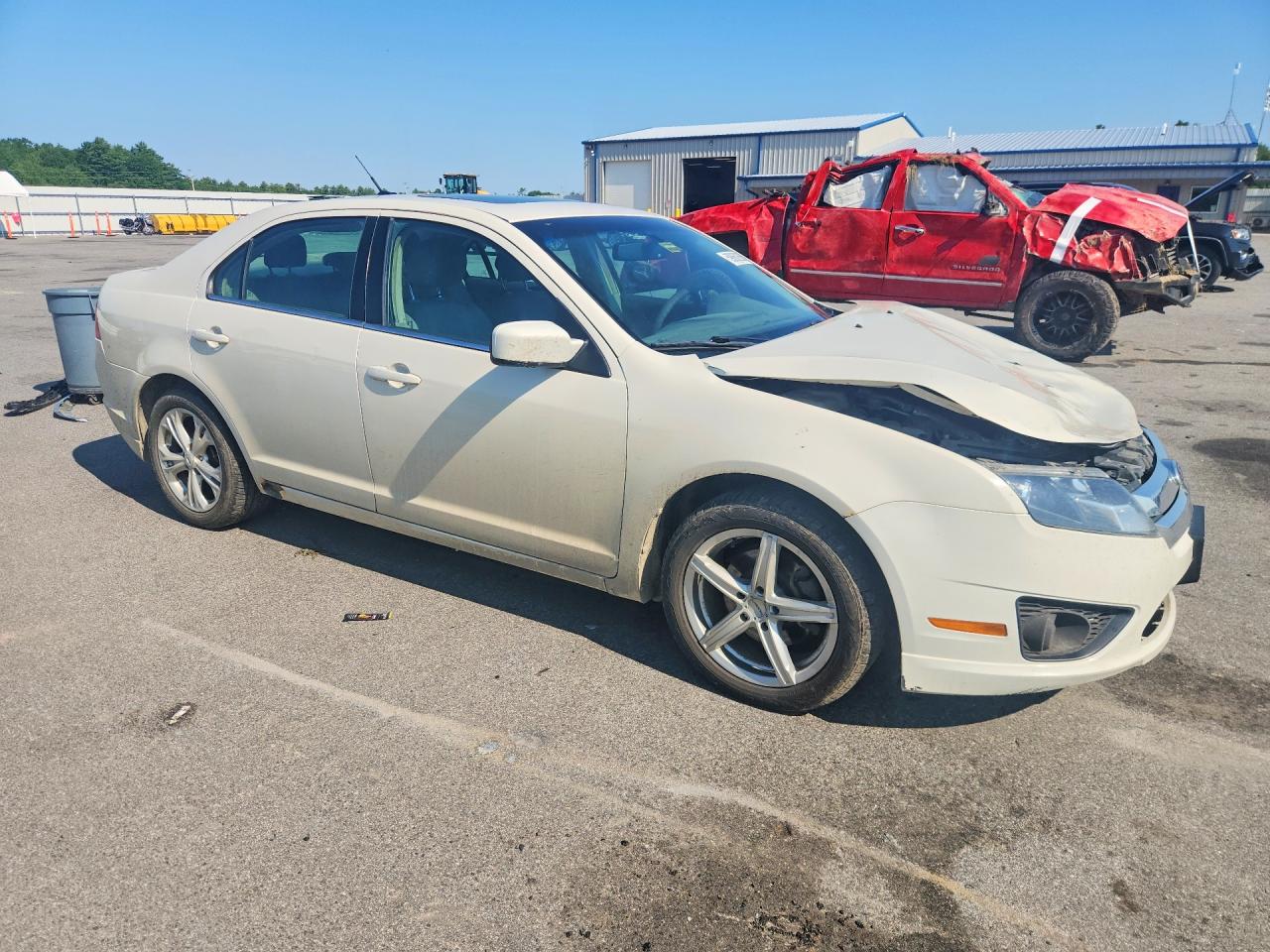 2012 Ford Fusion Se White vin: 3FAHP0HA2CR386104