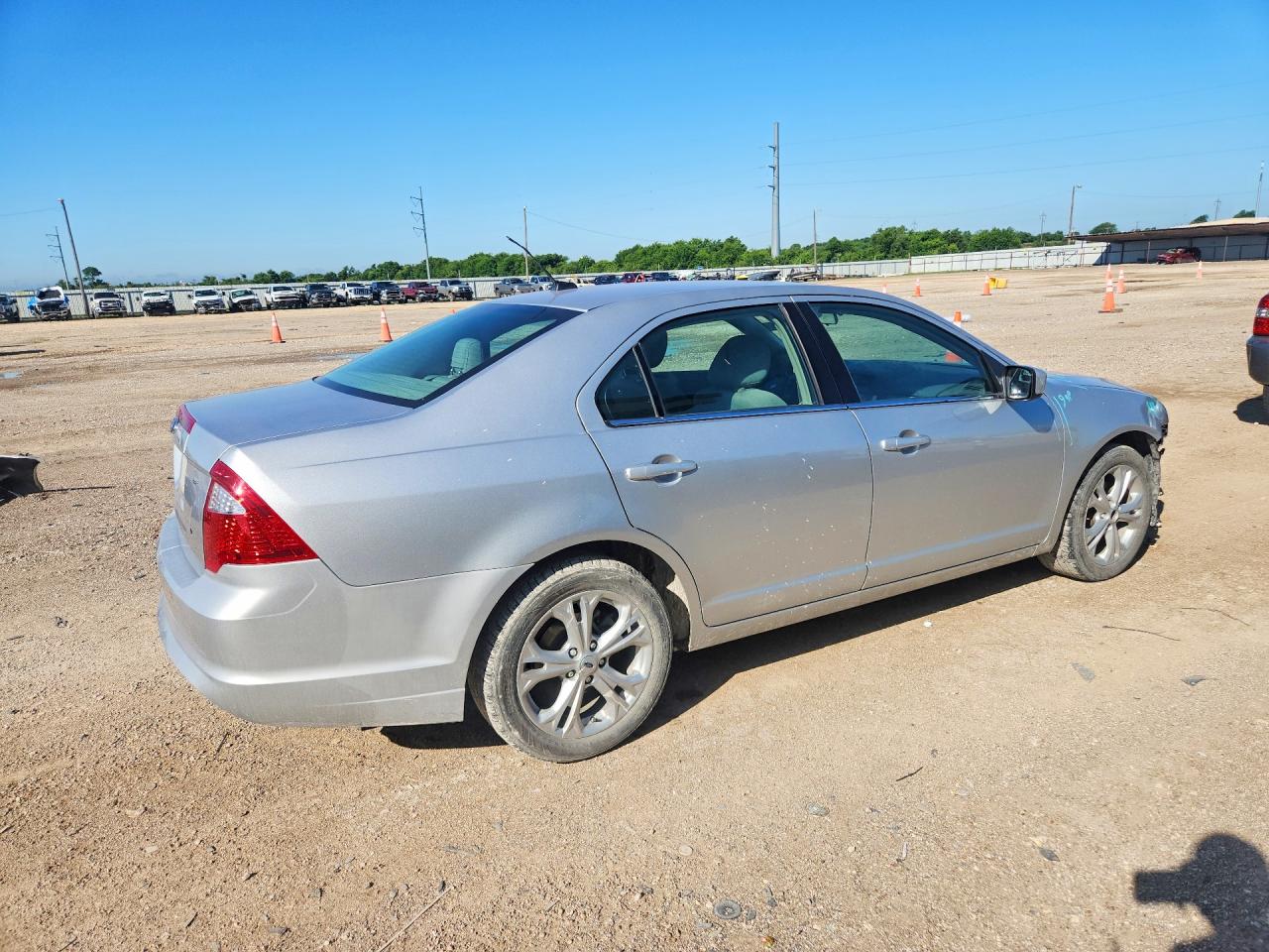 2012 Ford Fusion Se Silver vin: 3FAHP0HA2CR414340
