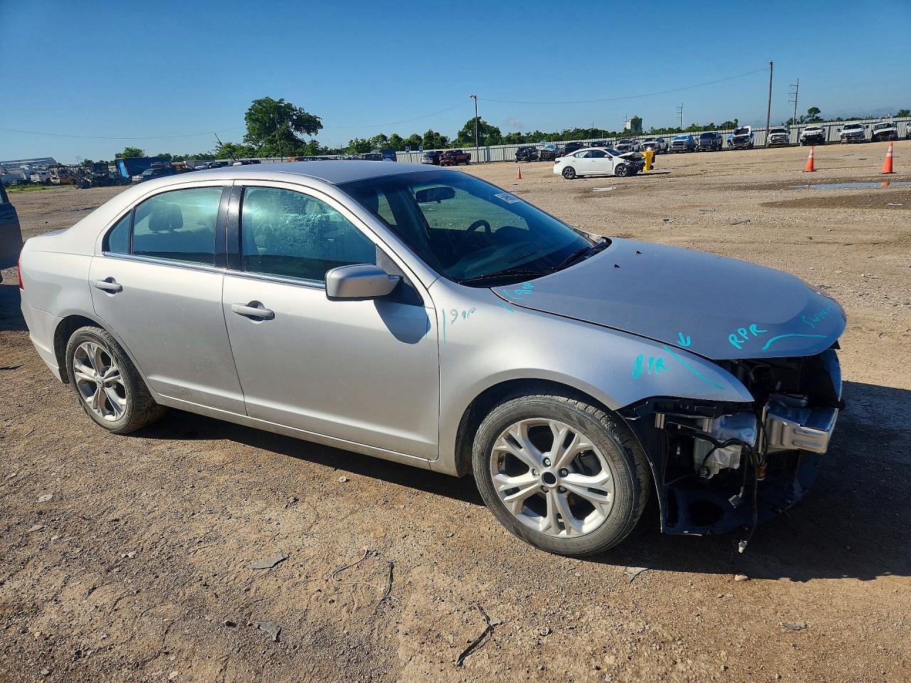 2012 Ford Fusion Se Silver vin: 3FAHP0HA2CR414340