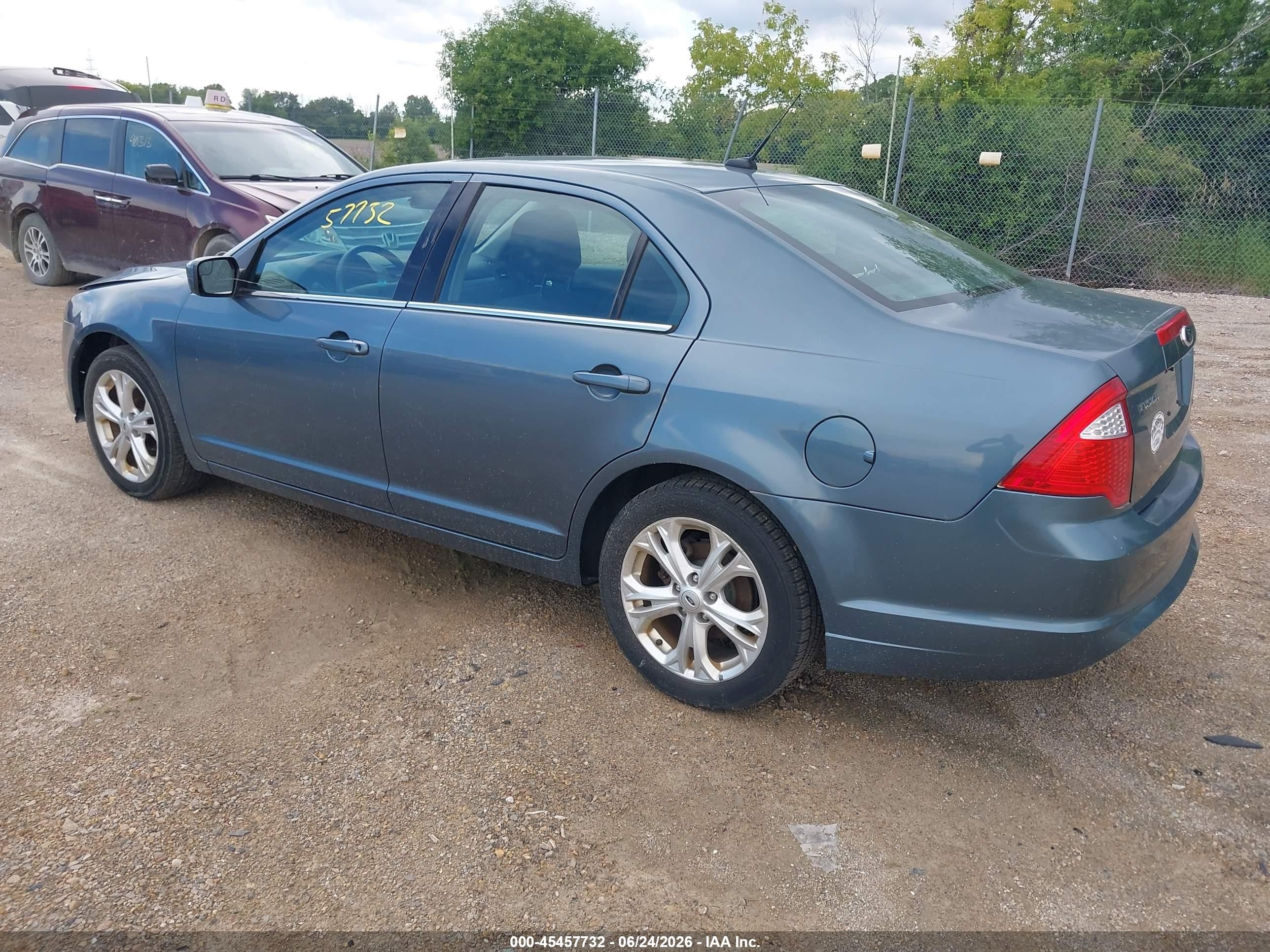 2012 Ford Fusion Se Blue vin: 3FAHP0HA2CR417514