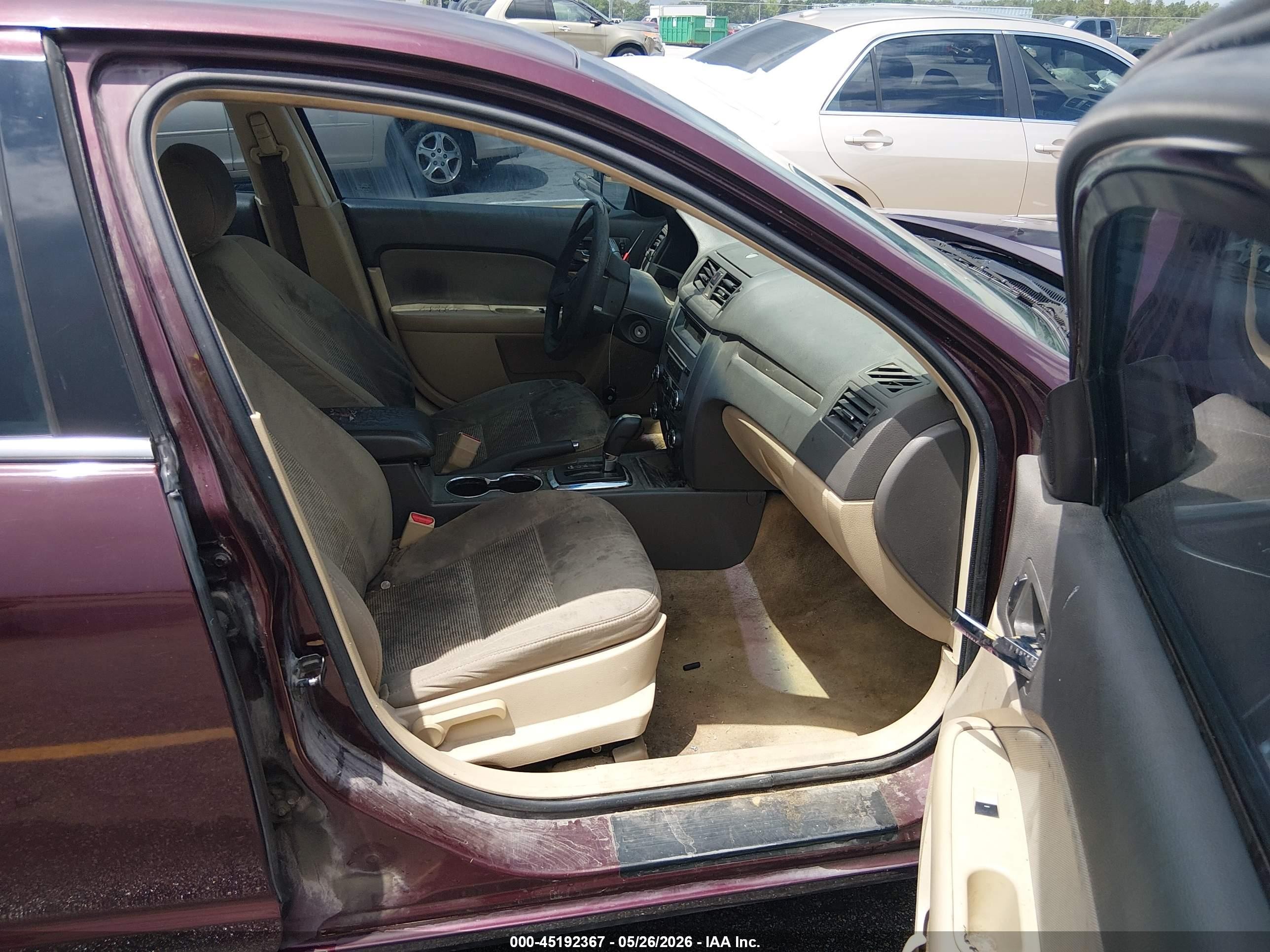 2012 Ford Fusion Se Burgundy vin: 3FAHP0HA2CR419893