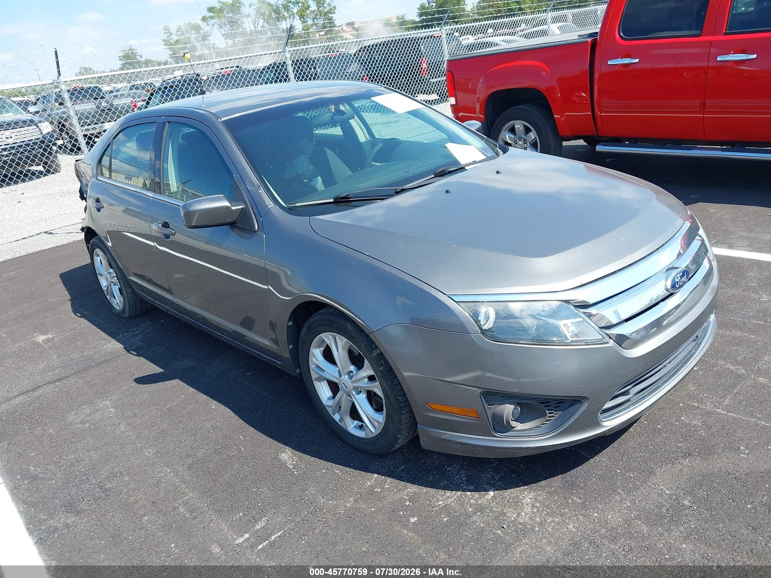 2012 Ford Fusion Se Gray vin: 3FAHP0HA2CR428044