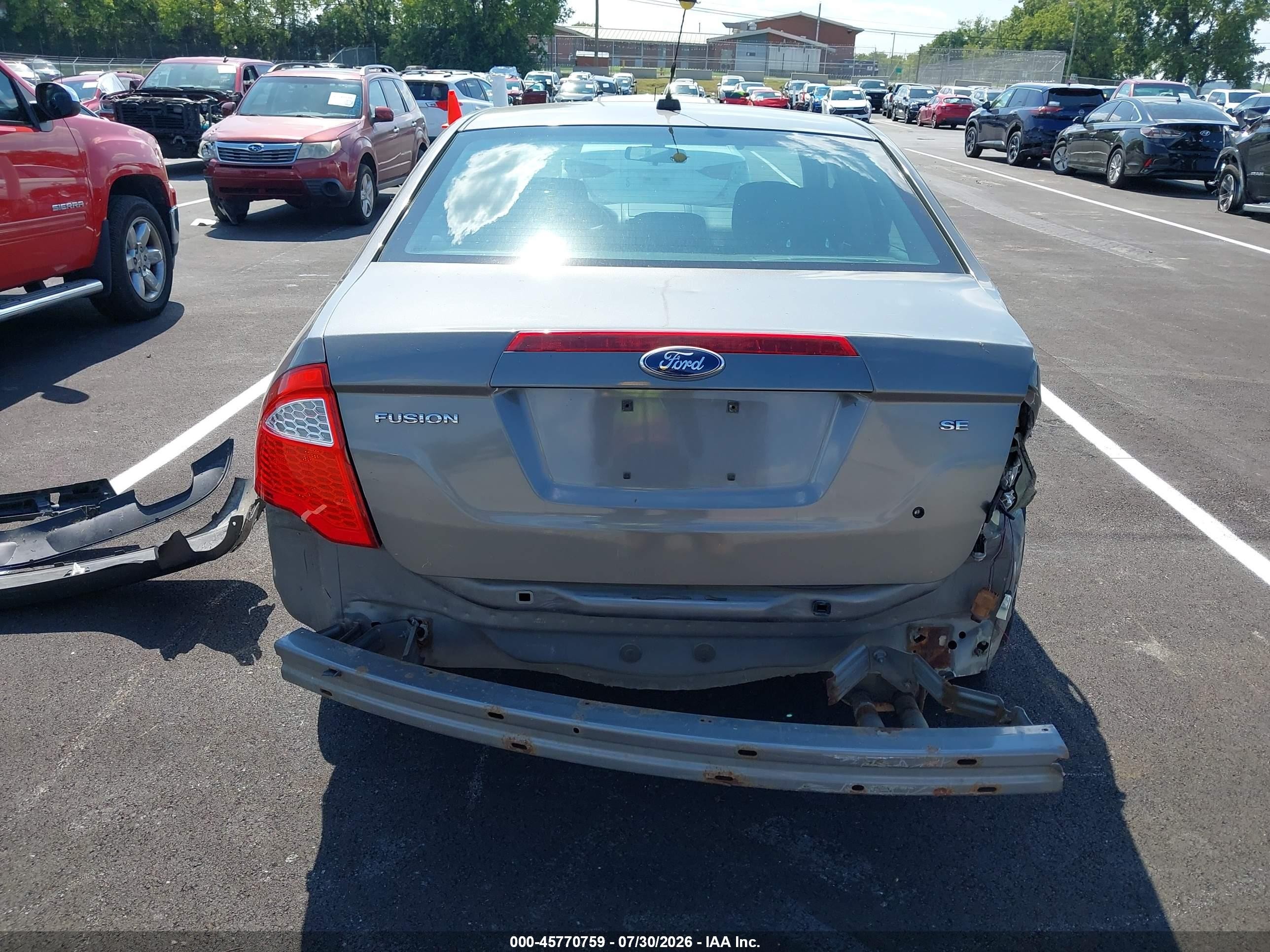 2012 Ford Fusion Se Gray vin: 3FAHP0HA2CR428044