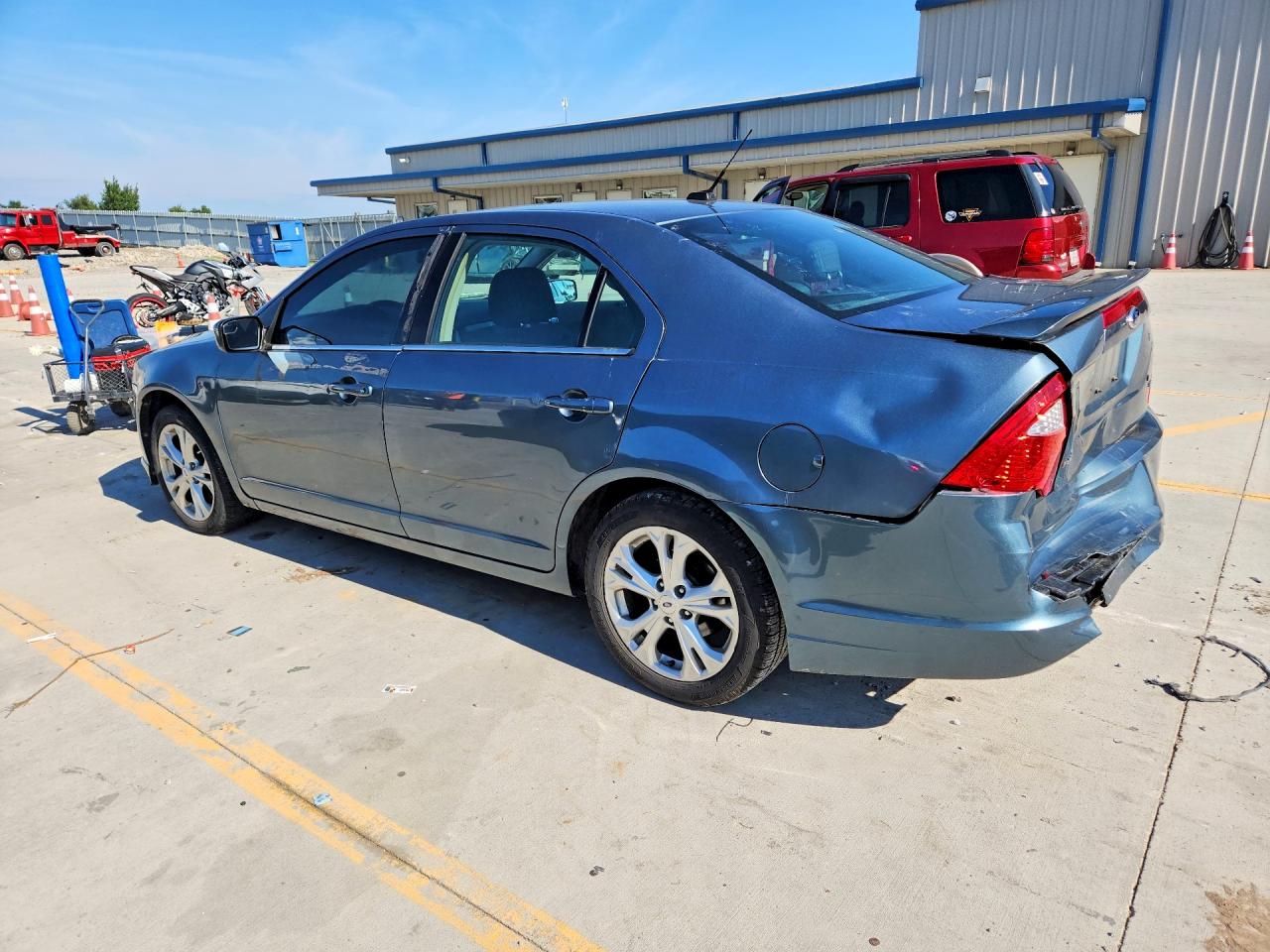 2012 Ford Fusion Se Blue vin: 3FAHP0HA2CR433020