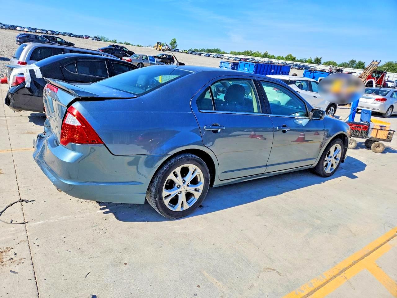 2012 Ford Fusion Se Blue vin: 3FAHP0HA2CR433020
