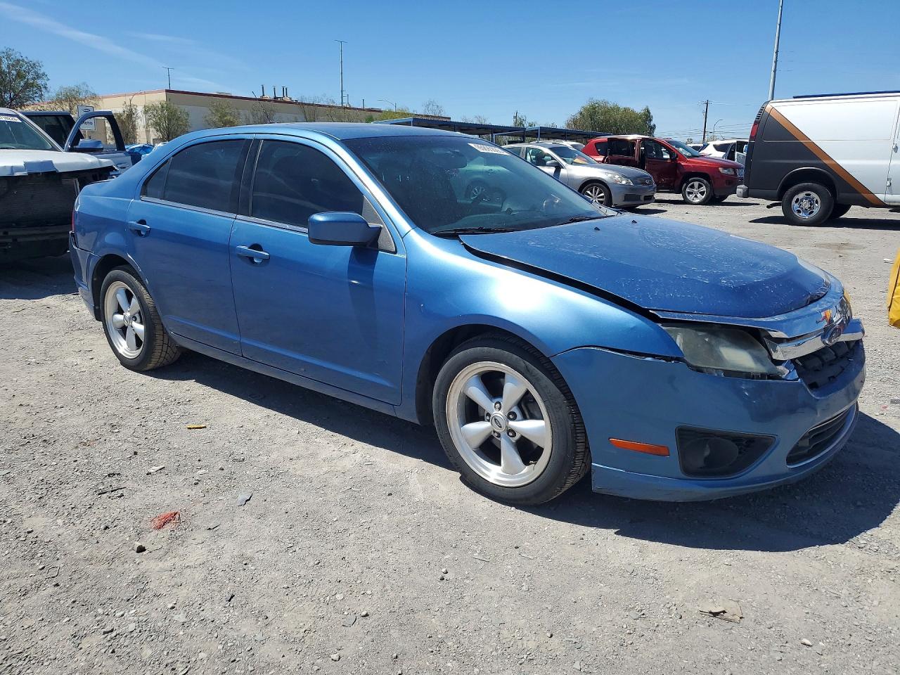 2010 Ford Fusion Se Blue vin: 3FAHP0HA3AR111399