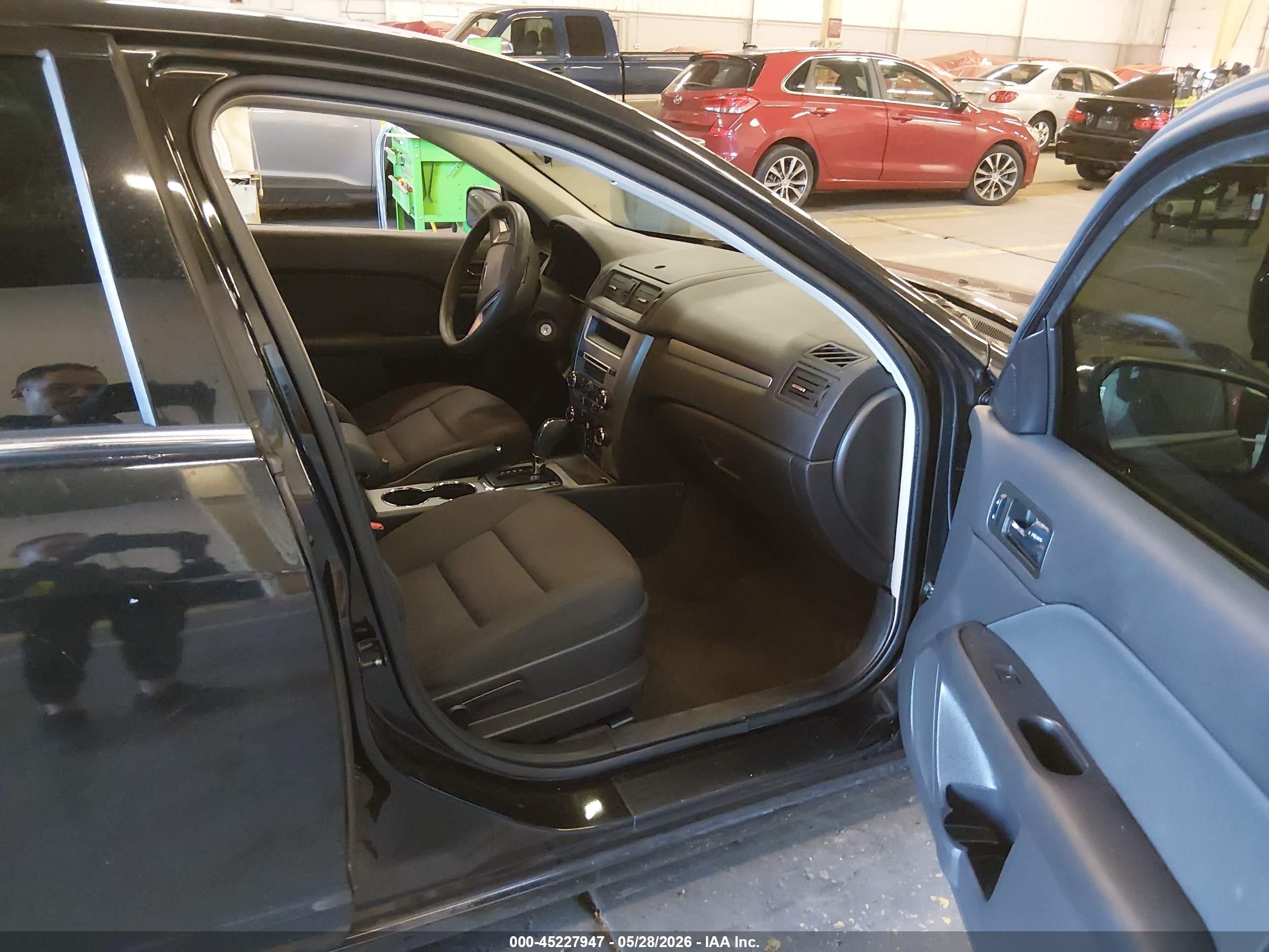 2010 Ford Fusion Se Black vin: 3FAHP0HA3AR124542