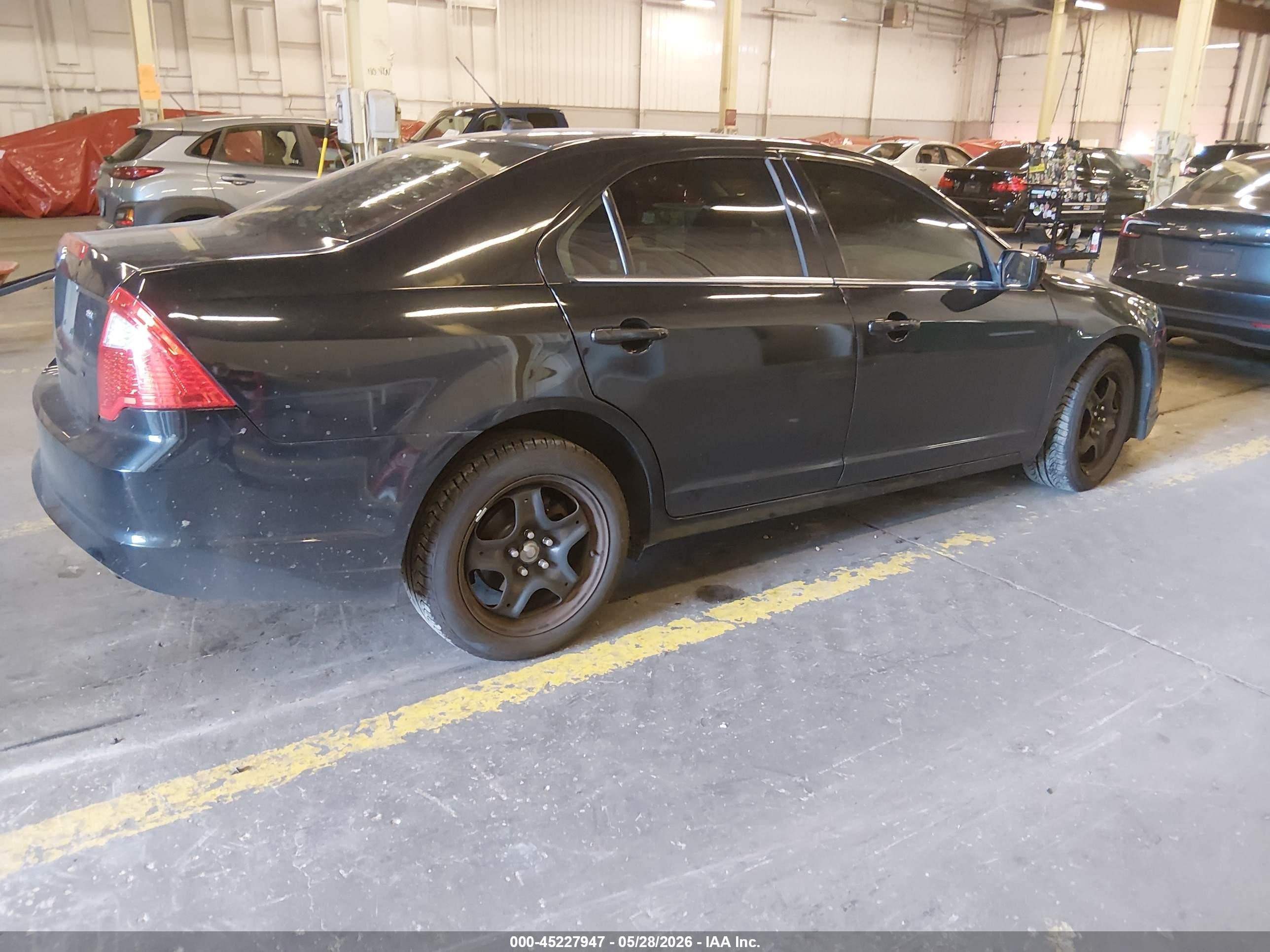 2010 Ford Fusion Se Black vin: 3FAHP0HA3AR124542
