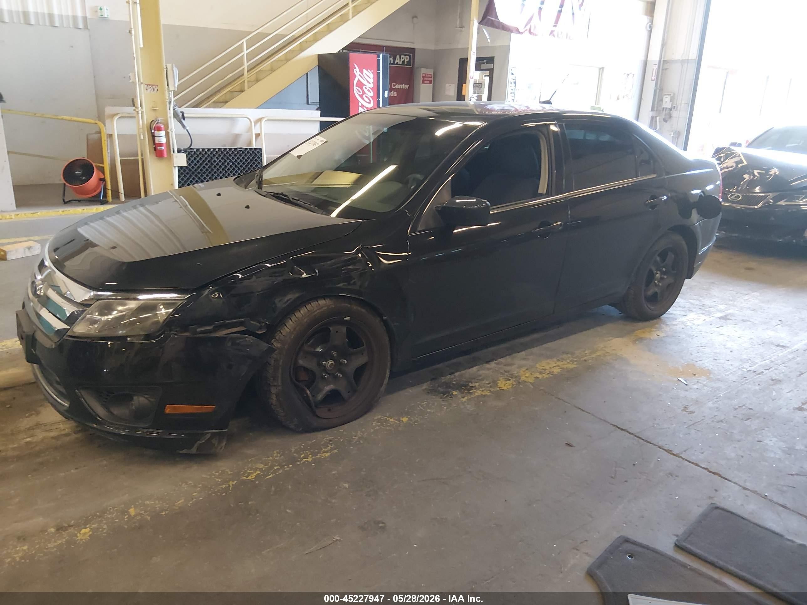 2010 Ford Fusion Se Black vin: 3FAHP0HA3AR124542