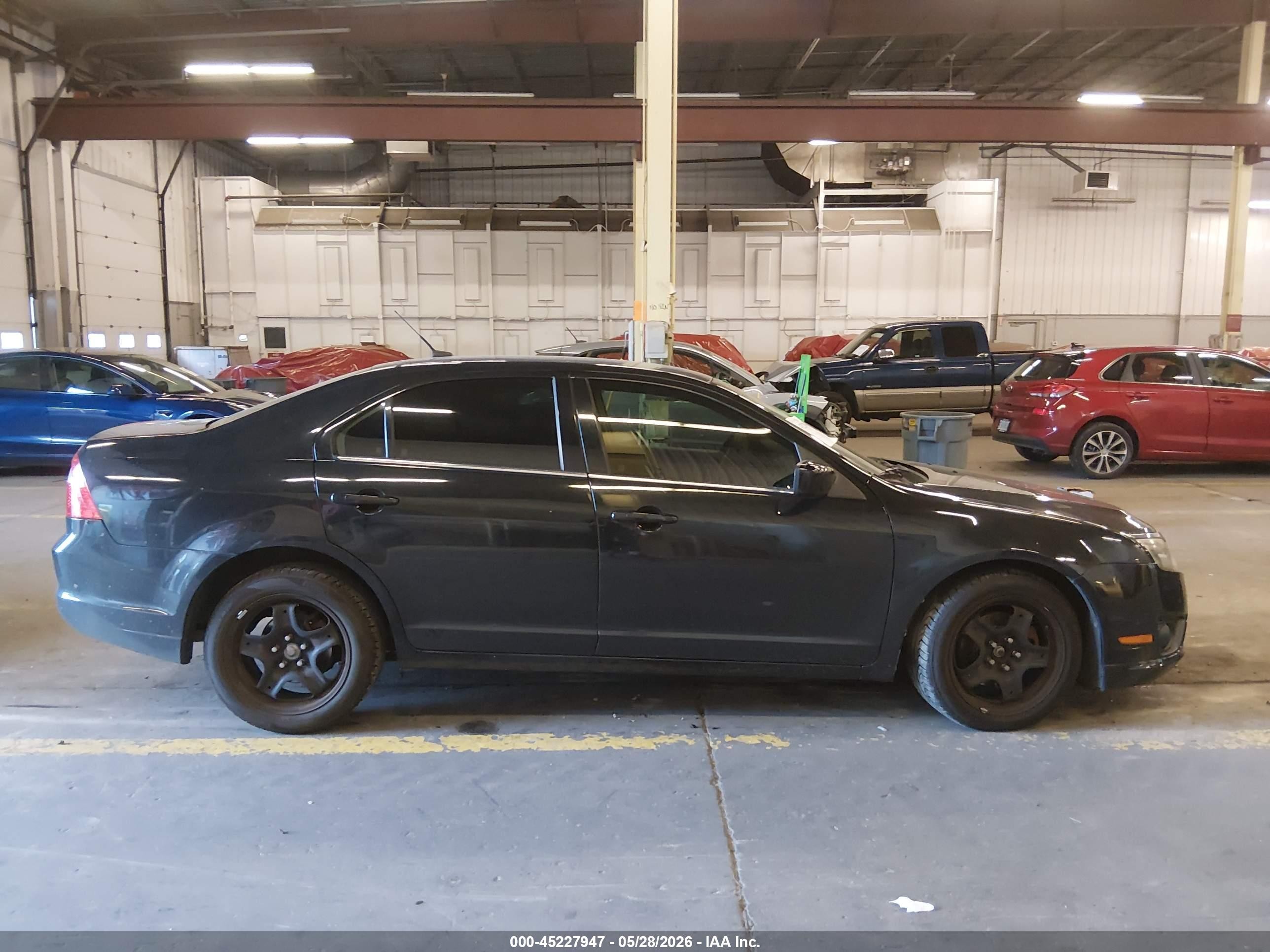2010 Ford Fusion Se Black vin: 3FAHP0HA3AR124542