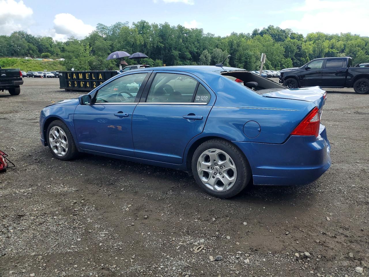 2010 Ford Fusion Se Blue vin: 3FAHP0HA3AR223829