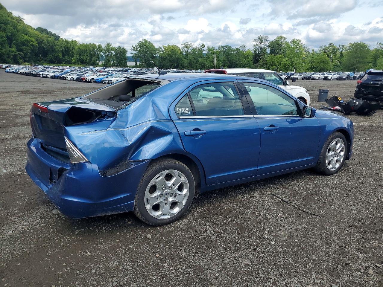 2010 Ford Fusion Se Blue vin: 3FAHP0HA3AR223829
