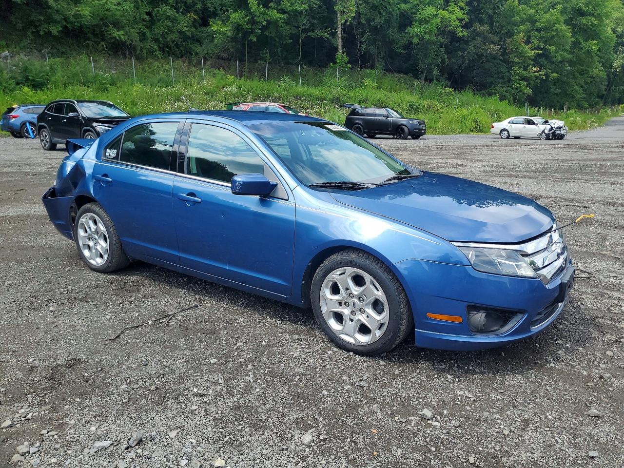 2010 Ford Fusion Se Blue vin: 3FAHP0HA3AR223829