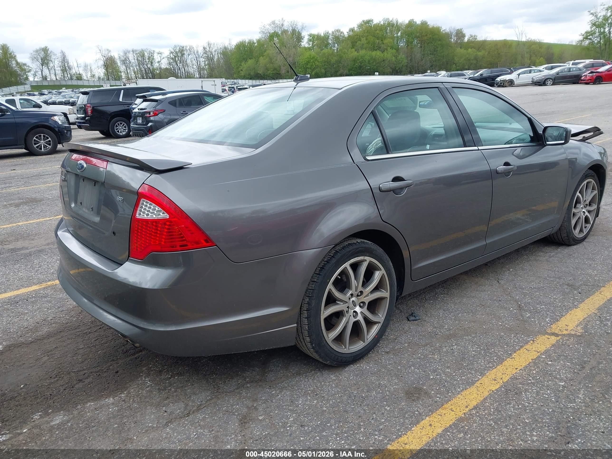 2010 Ford Fusion Se Gray vin: 3FAHP0HA3AR229811